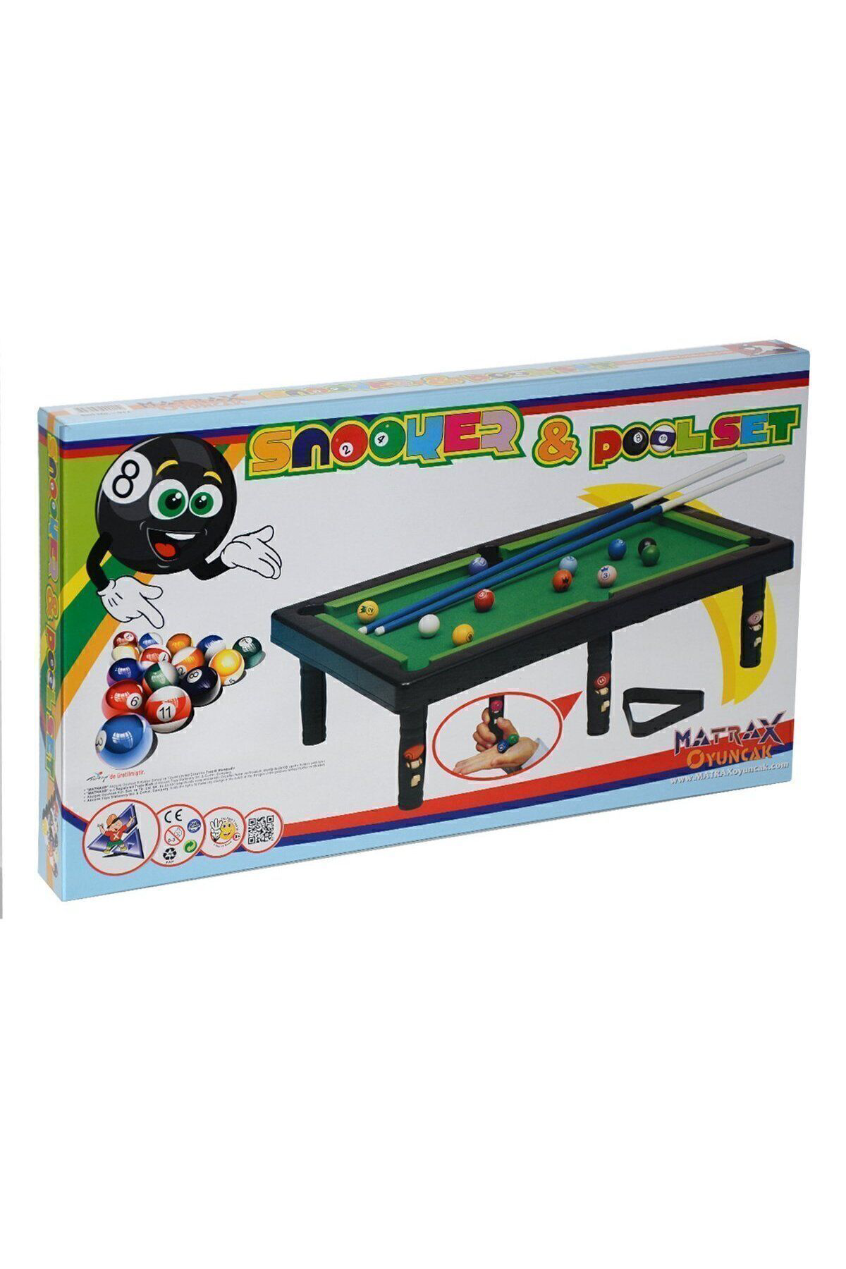 Matrax 011 Snooker Poolset Bilardo Oyunu -Akçiçek