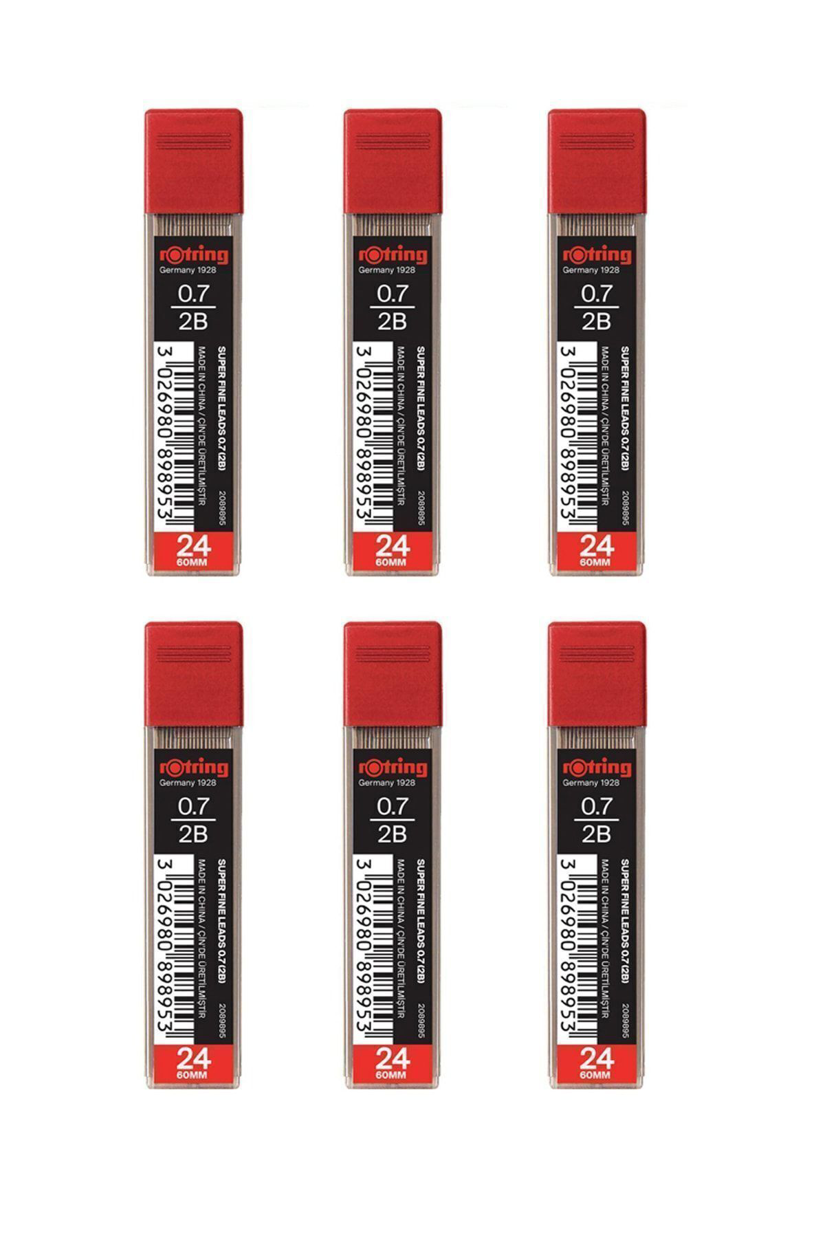 Rotring 0.7 Kalem Ucu 2B Super Polimer (2089895) 6 Li Paket