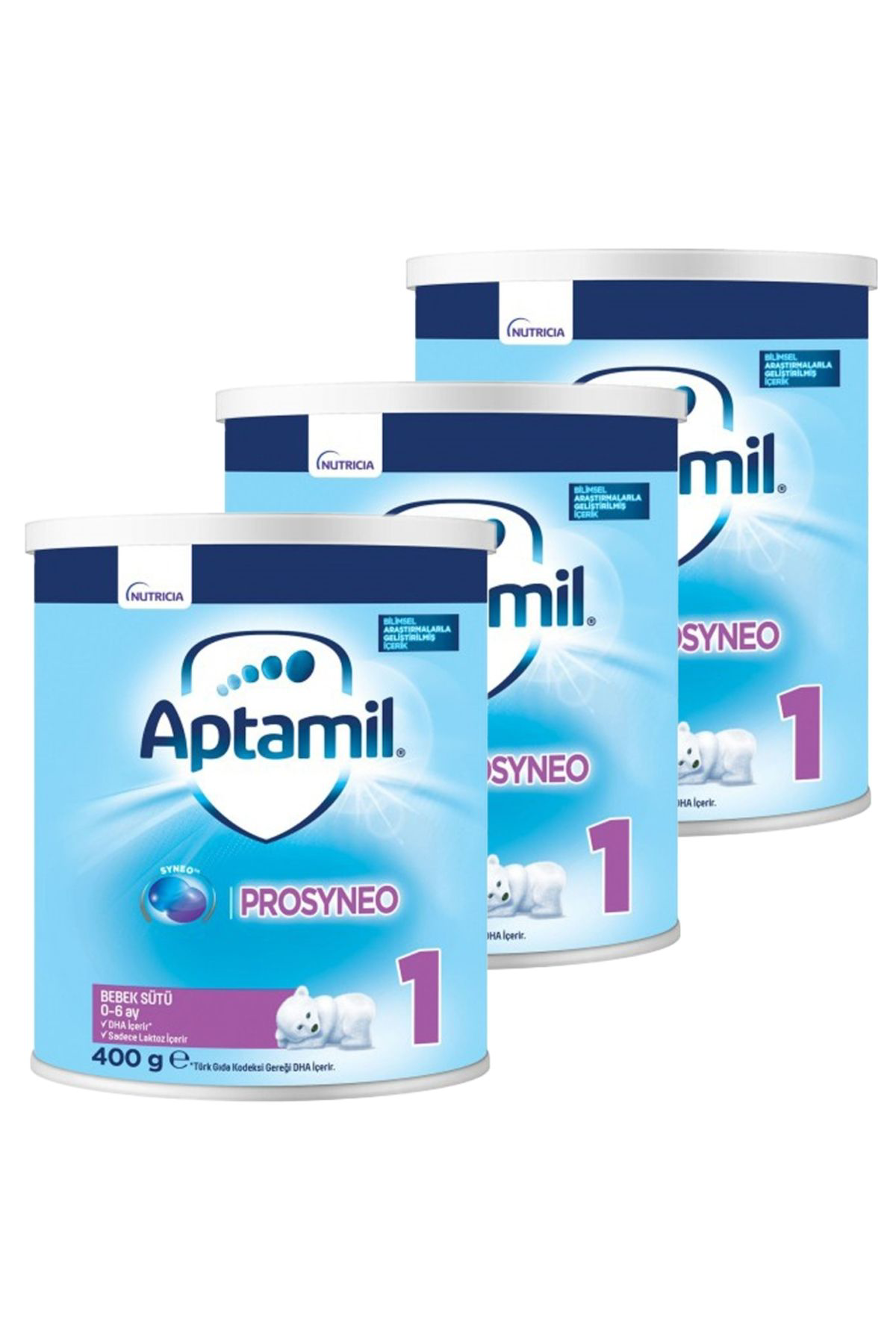 Aptamil 1 Bebek Sütü Prosyneo 0-6 Ay 400 Gr X 3 Adet