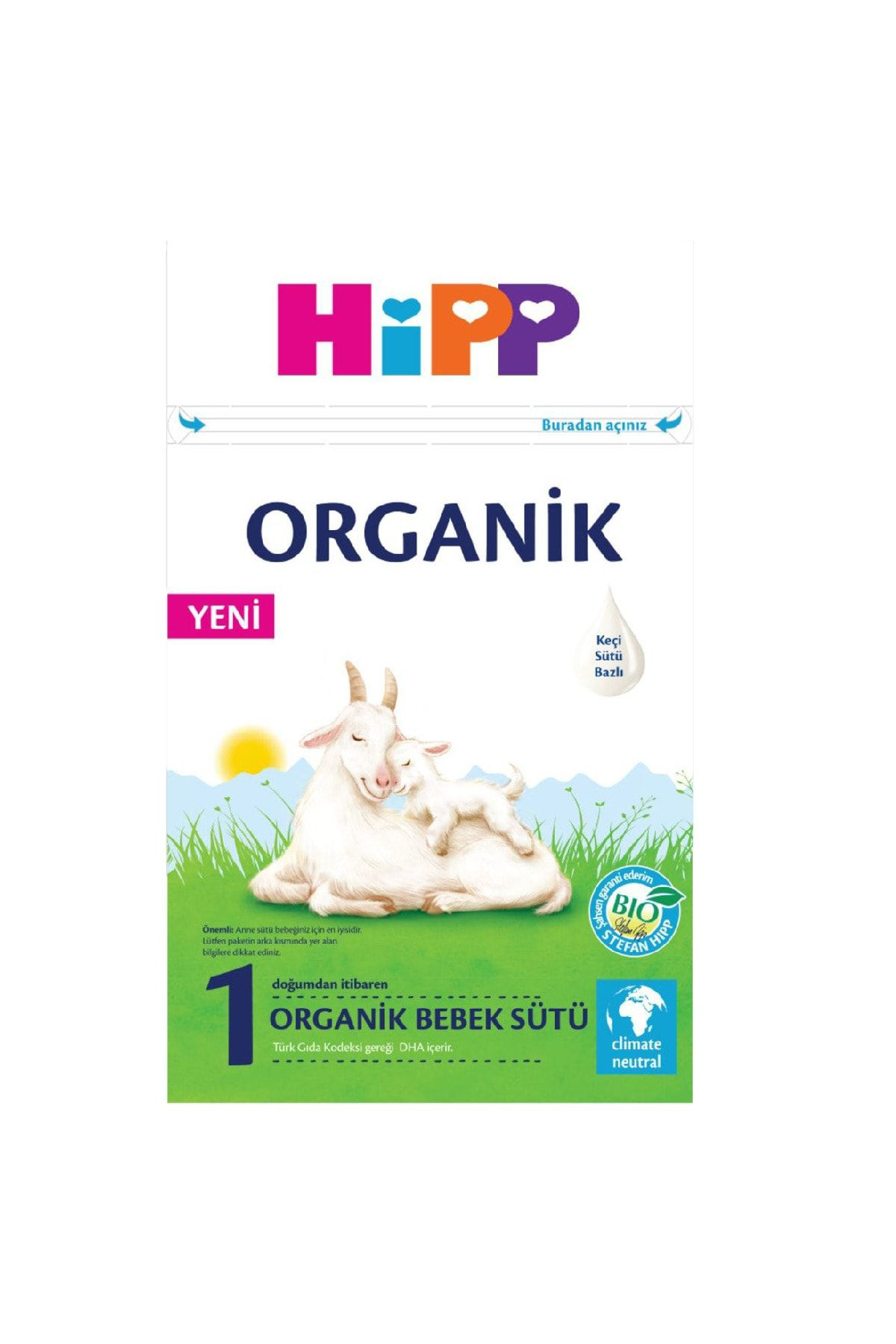 Hipp 1 Organik Keçi Sütü Bazli Bebek Sütü 400 Gr