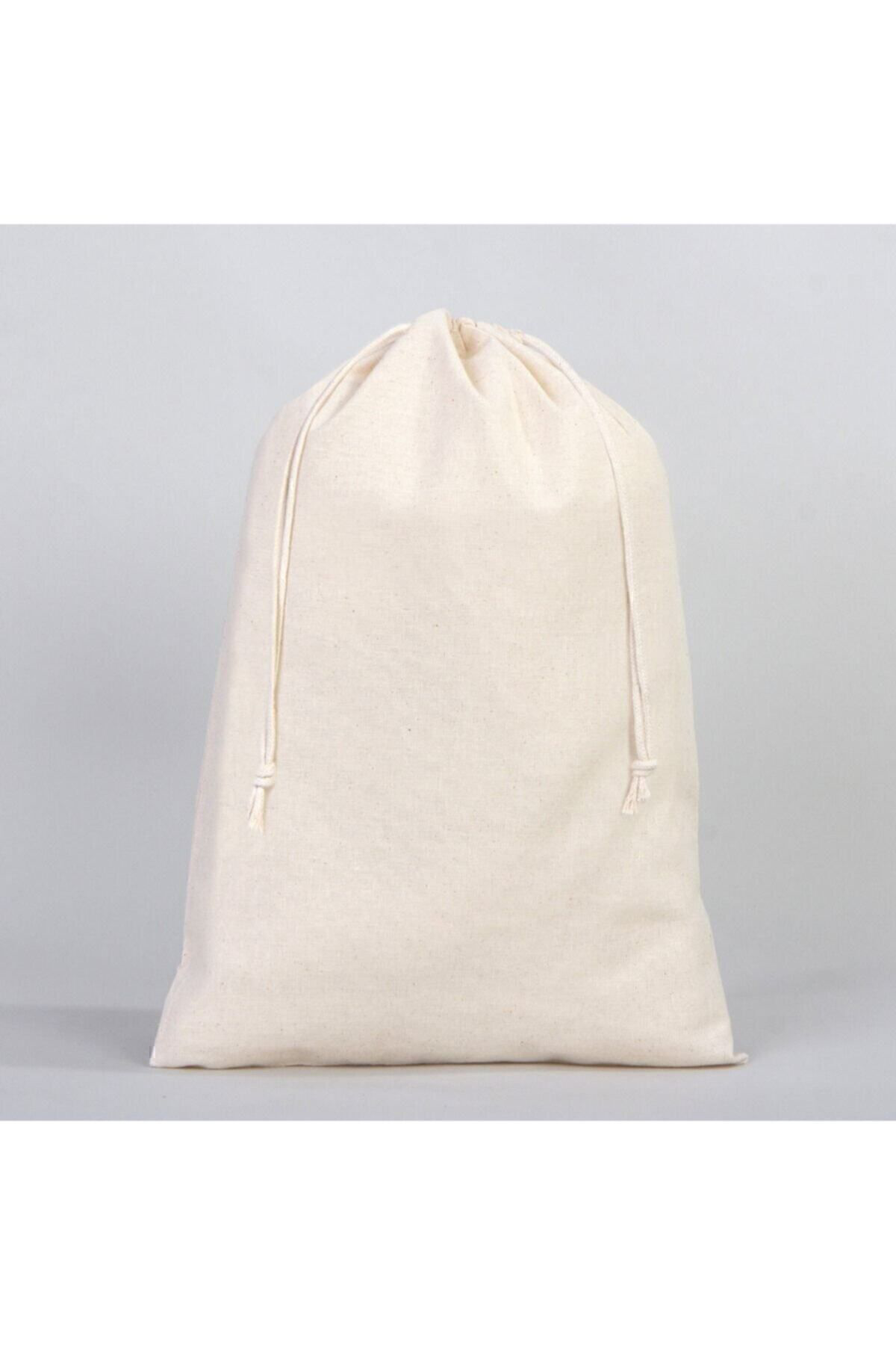 Giza Tekstil 10 Adet 20X30 Kuru Bakliyat Gida Saklama Torbasi Bez Kese Hambez 