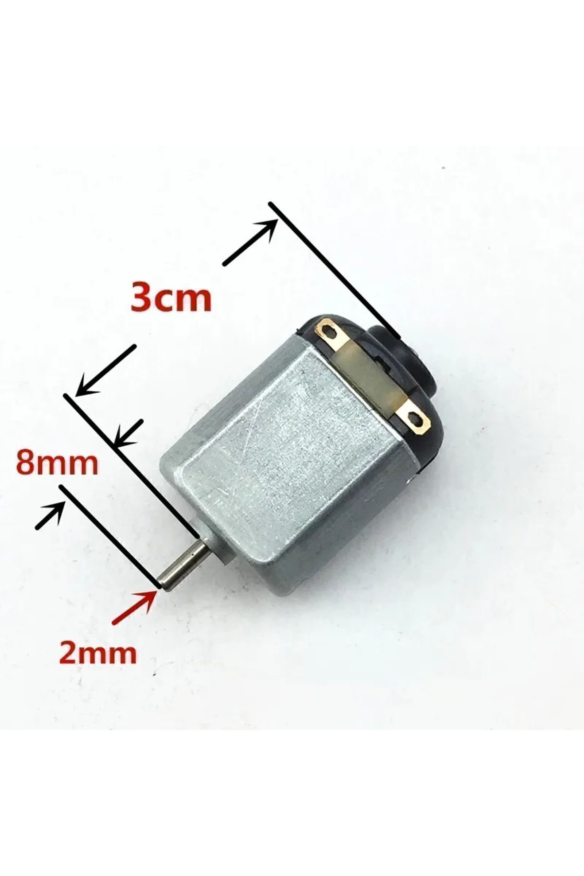 Arduino 10 Adet Dc Motor Deney Motoru 3V 6V Motor Yüksek Devir Dinamo Mot