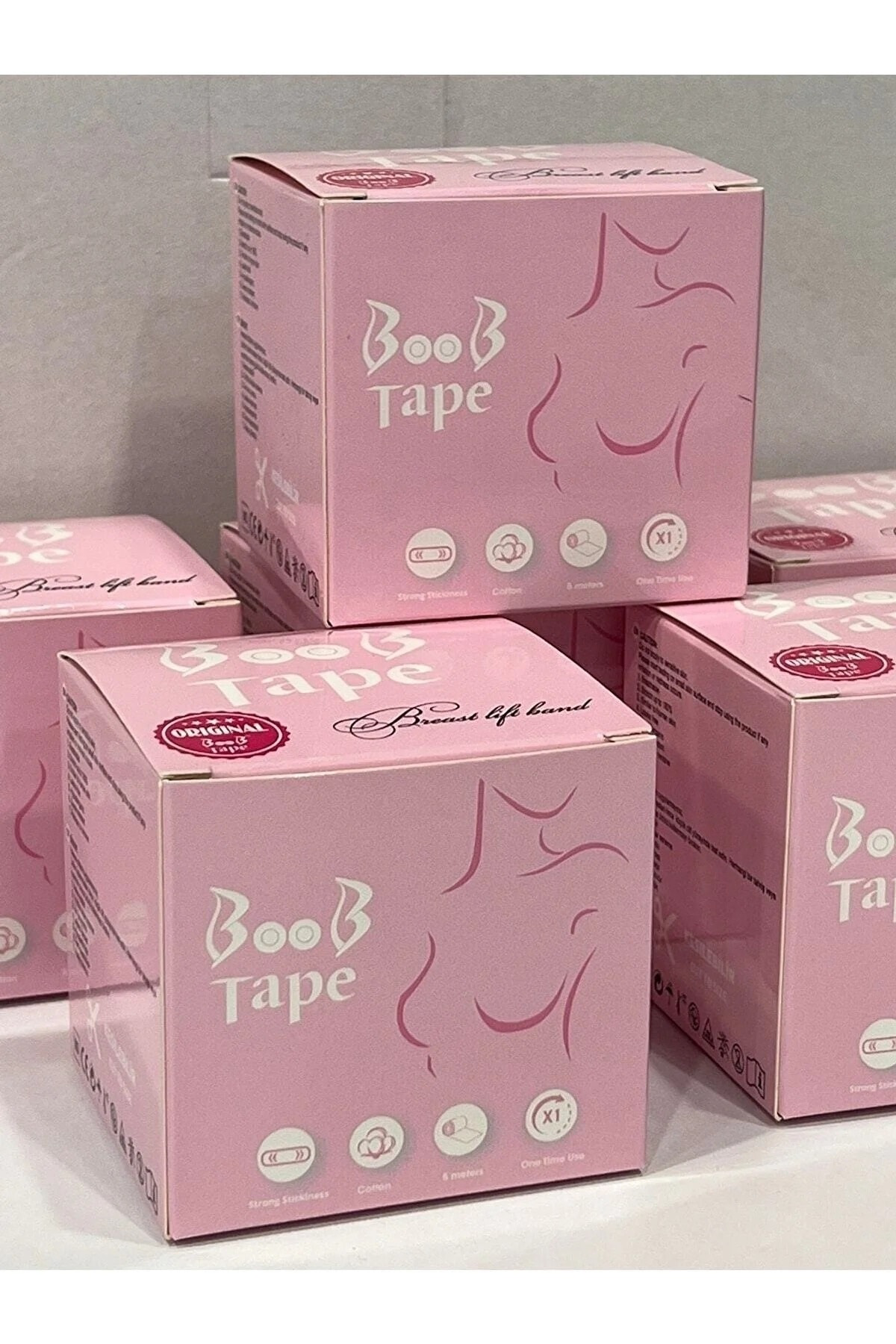 Boob Tape 10 Adet Kaldirici Ve Şekillendirici Ten Rengi Bant
