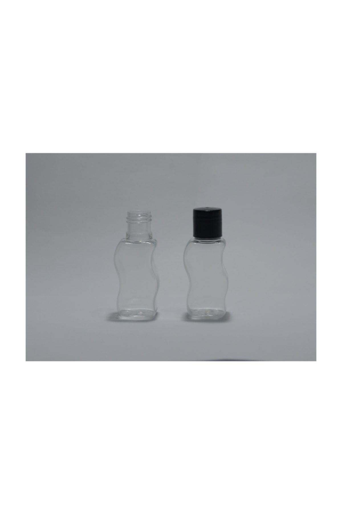 Yazoo Buklet 100 Adet Boş Şişe 30 Ml. Boş Plastik Seyahat. Şampuan. Krem Şişes