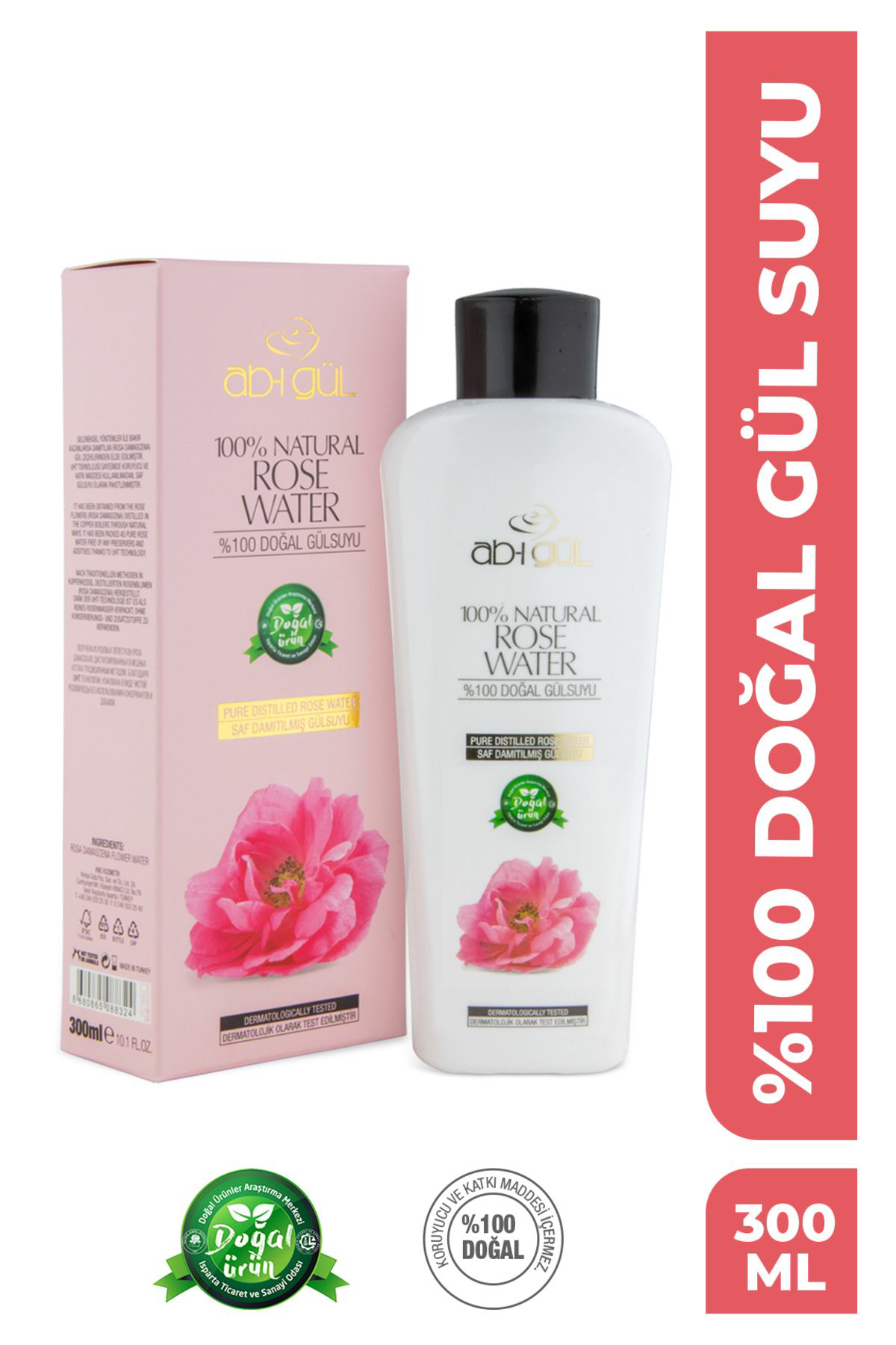 Ab-İ Gül %100 Doğal Gül Suyu 300 Ml