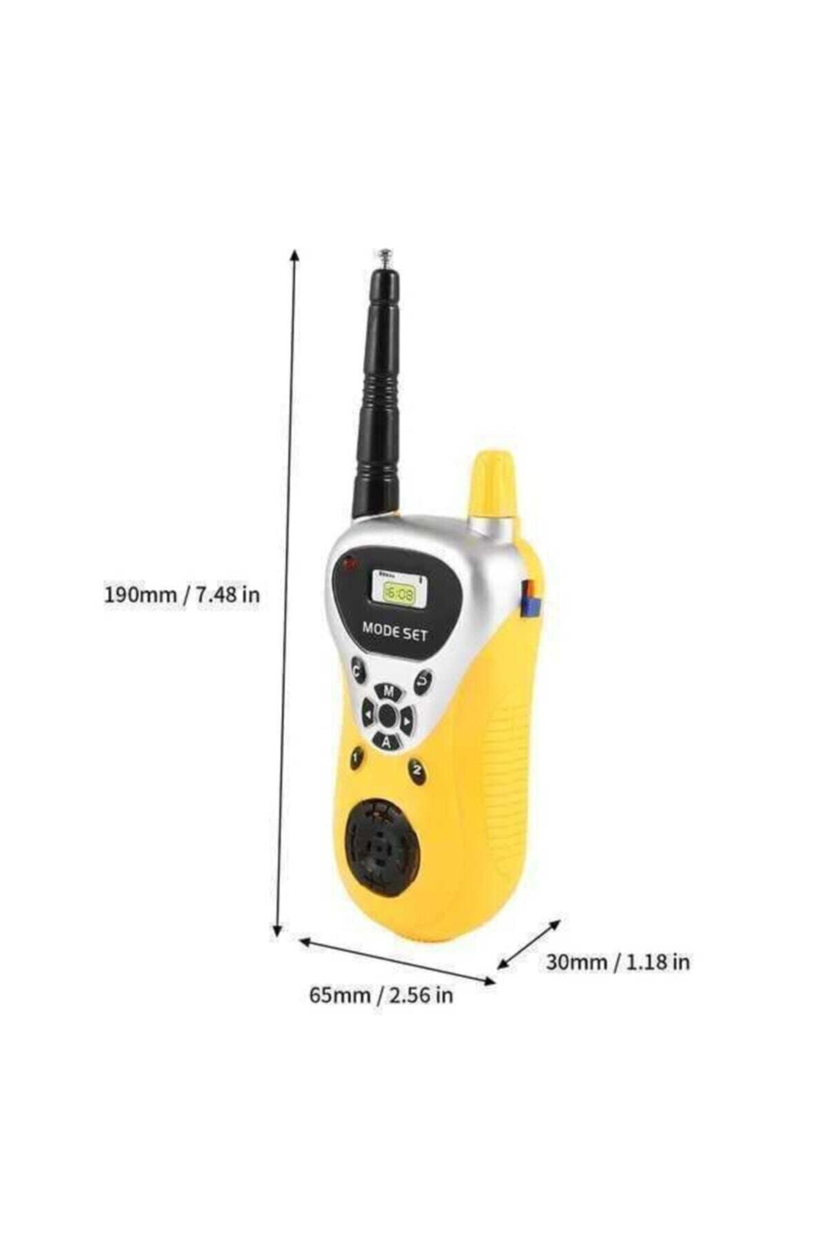 Bisürü 100 Metre Çekim Mesafeli Oyuncak Telsiz Walkie Talkie