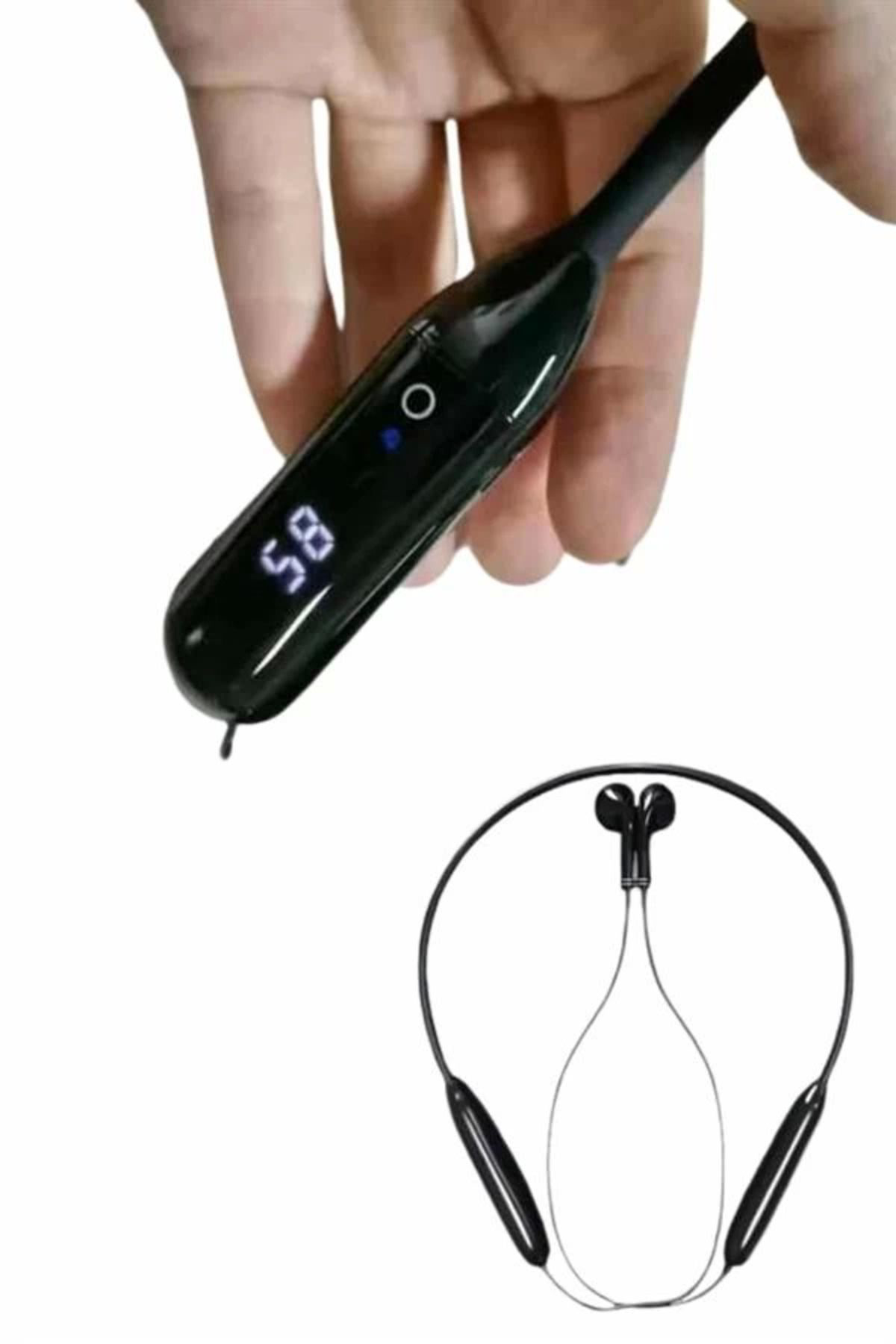 Pamiravm 100 Saat Kablolu Boyun Askili Dijital Göstergeli Bluetooth Kulakl