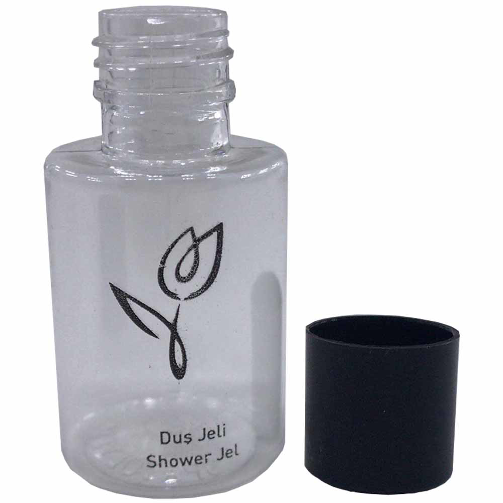 Private 1000 Adet Duş Jeli Yazili Baskili Boş Şişe  Otel Tipi 30 Ml Silin