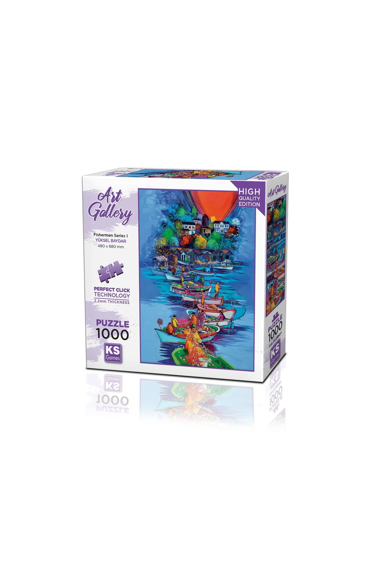 Oyuncak Store 1000 Parça Fishermen Series 1 Yapboz - Fishermen Series 1 1000 Pc