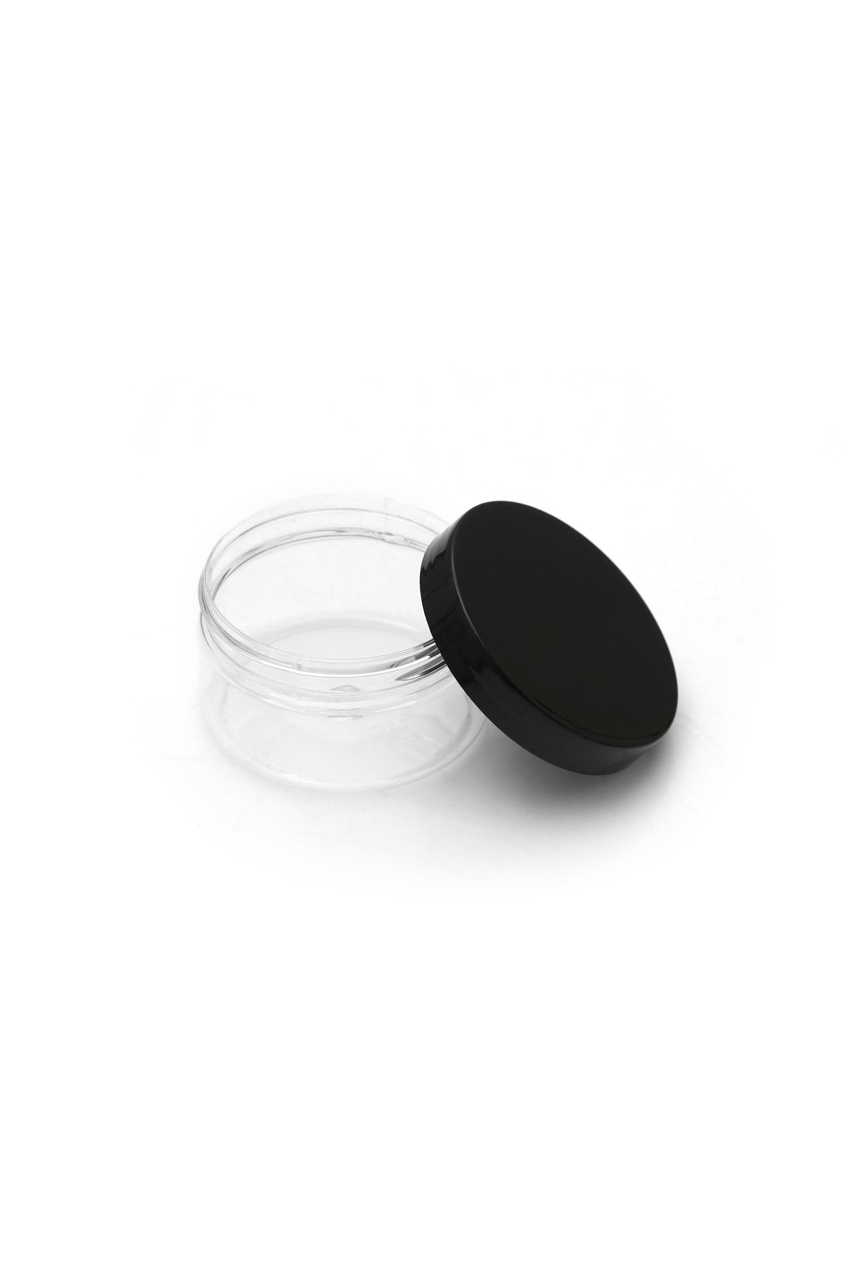 Güvenç Ambalaj 100Ml - Plastik Boş Kavanoz Şeffaf - 10 Adet