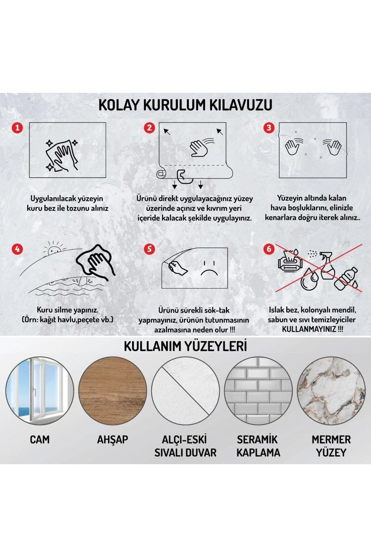 Ok Aksesuar 100X100cm Statik Kağit Renkli Çarpim Tablosu Go506089an15yt0015