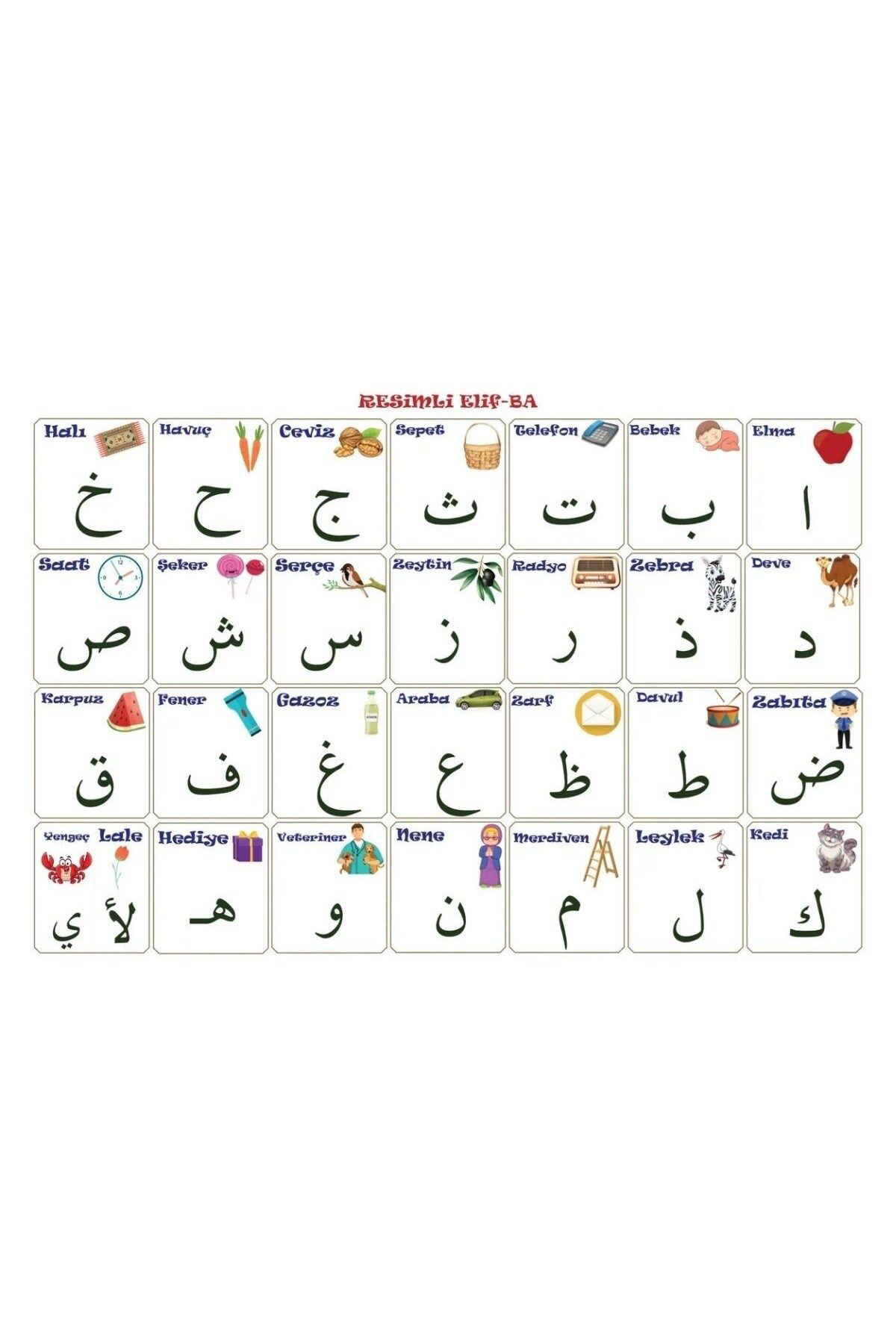 Ok Aksesuar 100X150 Cm Statik Kağit Elif-Ba Öğrenme Tahtasi Go506089an16yt001