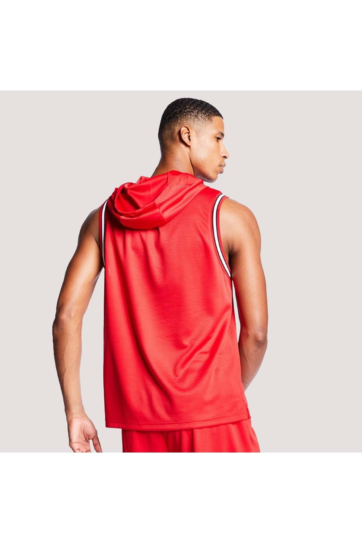 Lescon 1056 Basketbol Kolsuz Üst - Kirmizi - Xl