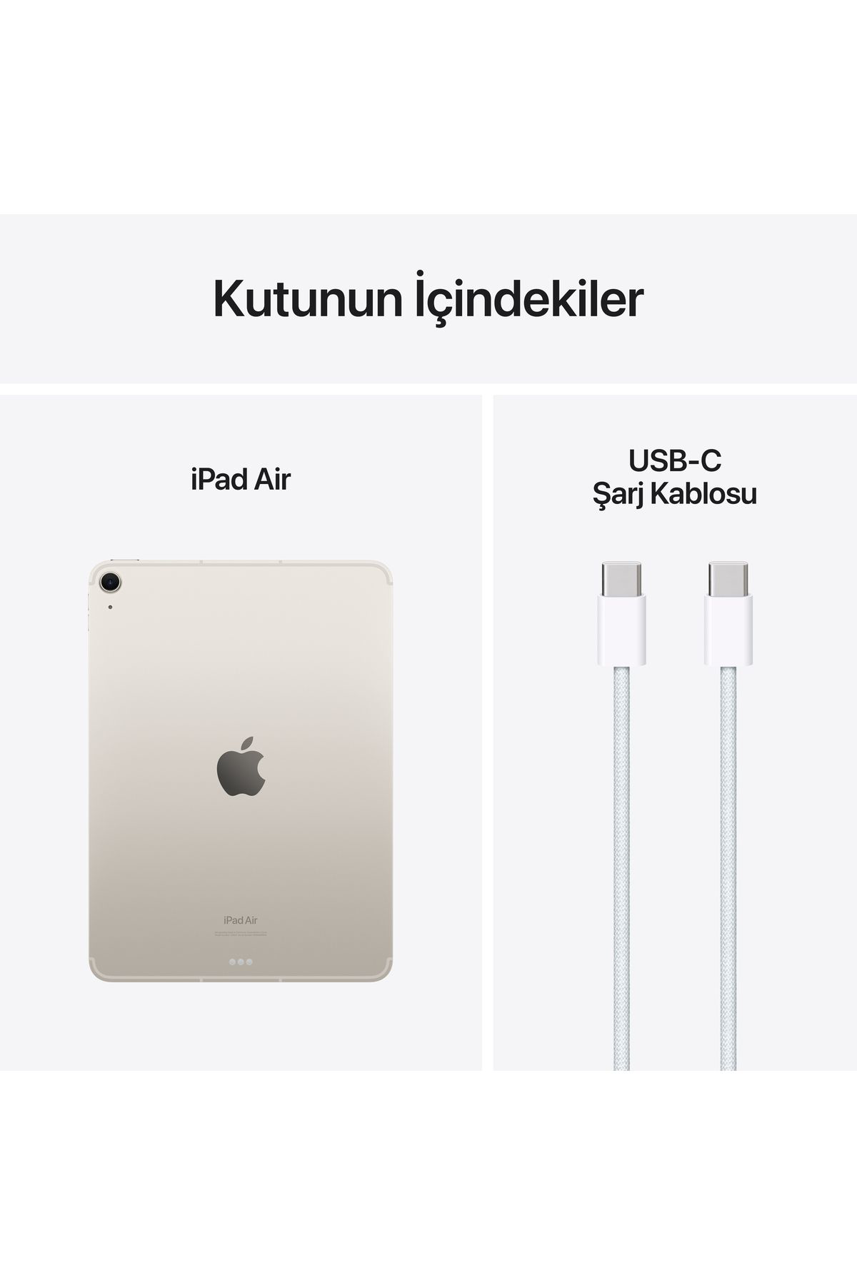 Apple 11-İnch İpad Air Wi-Fi + Cellular 1Tb - Yildiz İşiği Muxu3tu/A