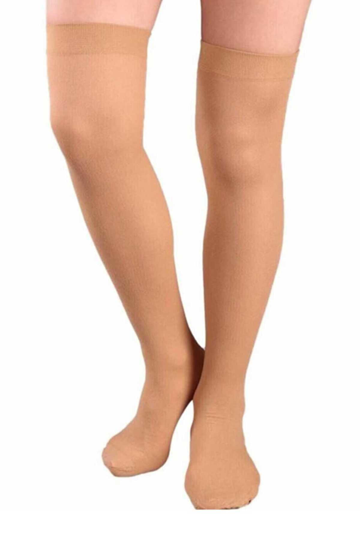 Just Cheap Store 12 Adet Mus Kaçmaz Lastikli Çorap 70 Denye 38 Bronz
