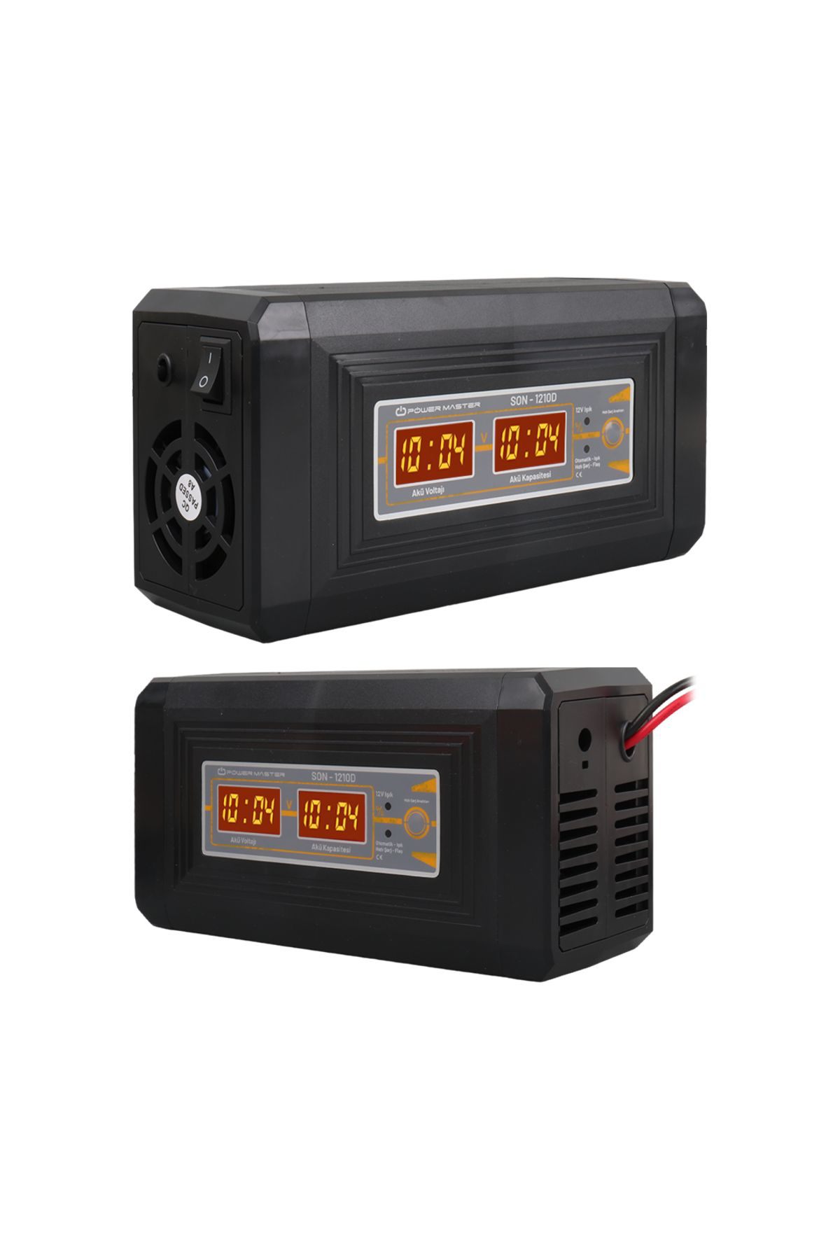 Ok Aksesuar 12 Volt - 10 Amper Digital Ekranli Akilli Akü Şarj Cihazi  Go5060