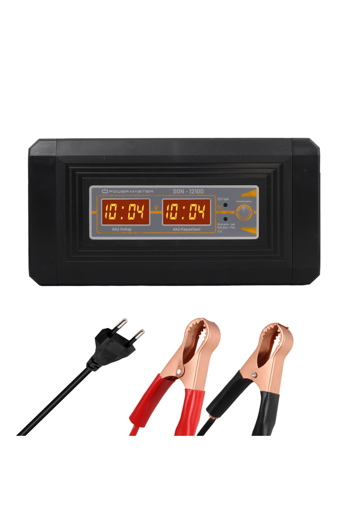 Ok Aksesuar 12 Volt - 10 Amper Digital Ekranli Akilli Akü Şarj Cihazi  Go5060