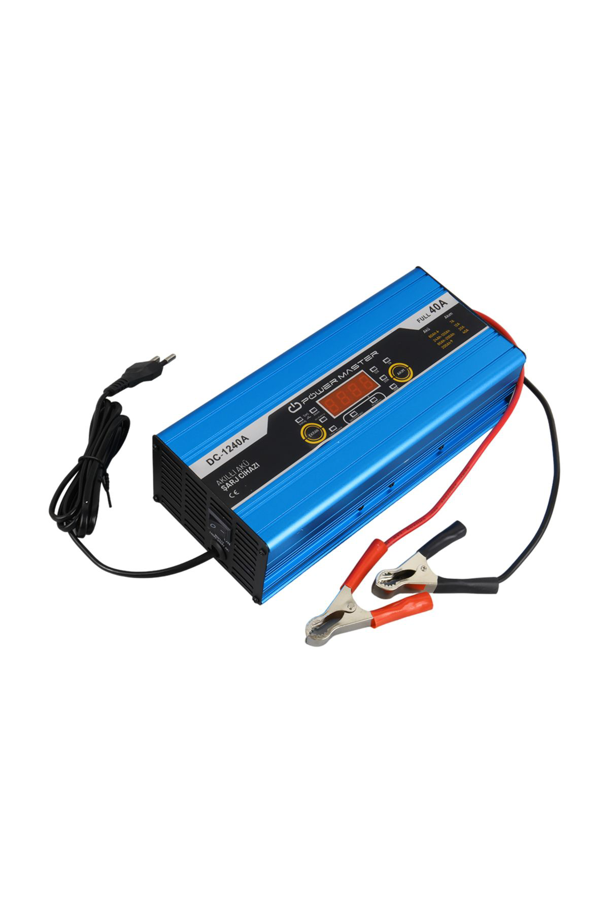 Ok Aksesuar 12 Volt Max 40 Amper Digital Ekranli Akilli Akü Şarj Cihazi Go506