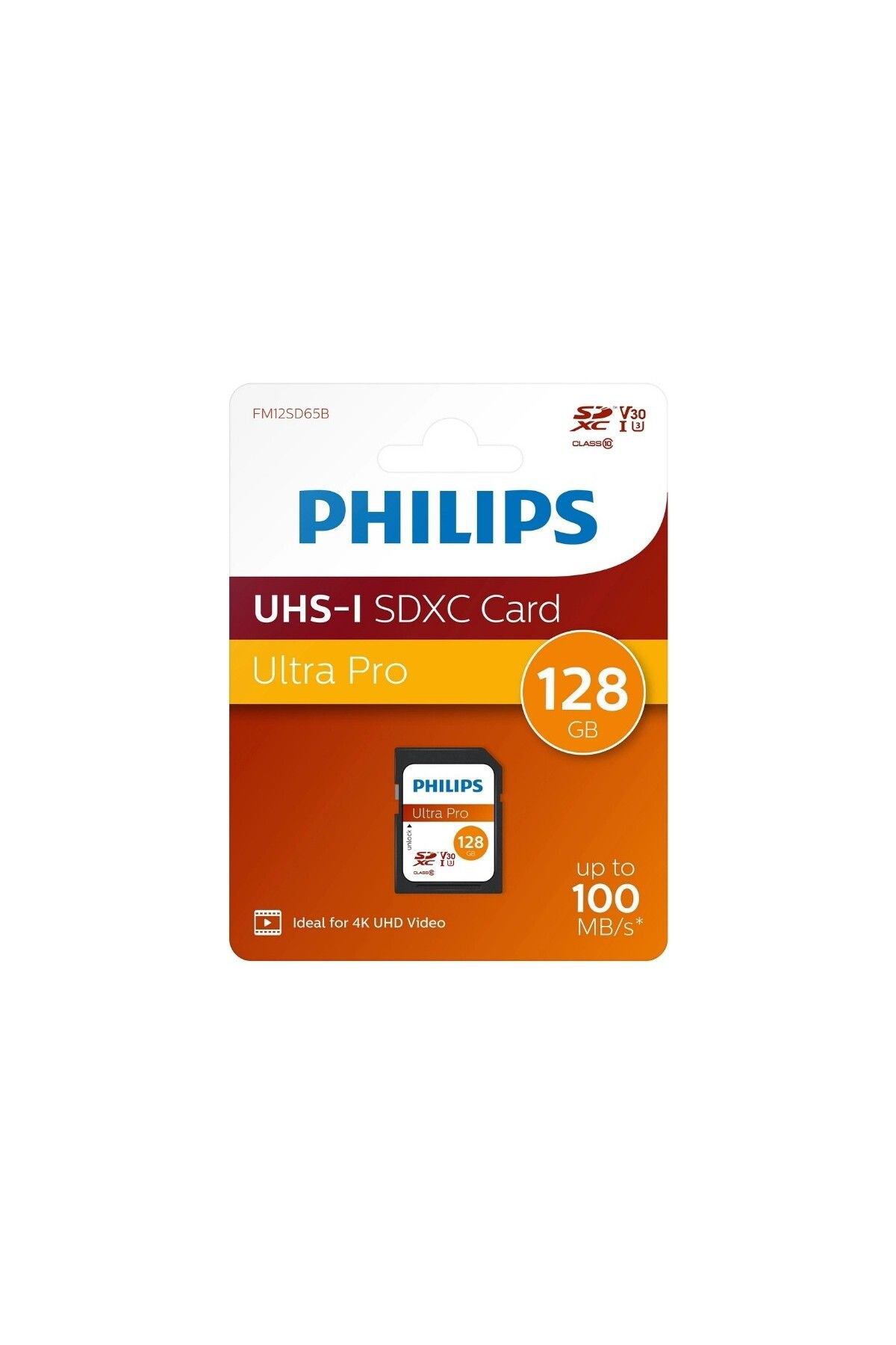 Philips 128Gb Sd Kart | Ultra Pro | V30 – Uhs-İ U3 – 4K Performansi
