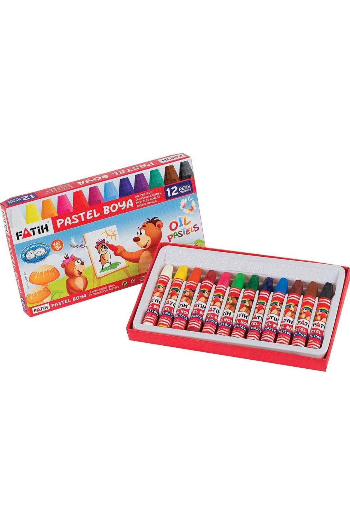 Fatih 12'Li Pastel Boya Karton Kutu / 34012