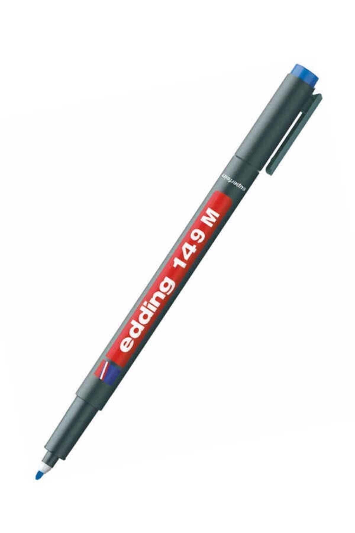 Edding 149-M Asetat Kalemi Silgili Mavi 1 Adet