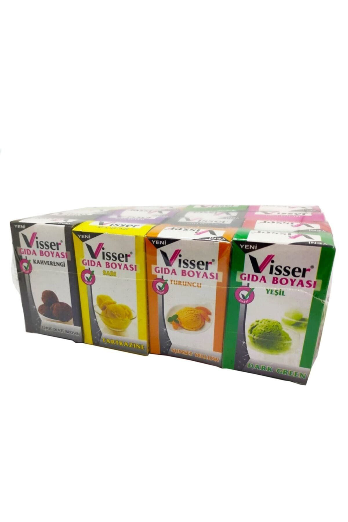 Visser 16 Adet Toz Gida Boyasi Net 9 Gr. G.B