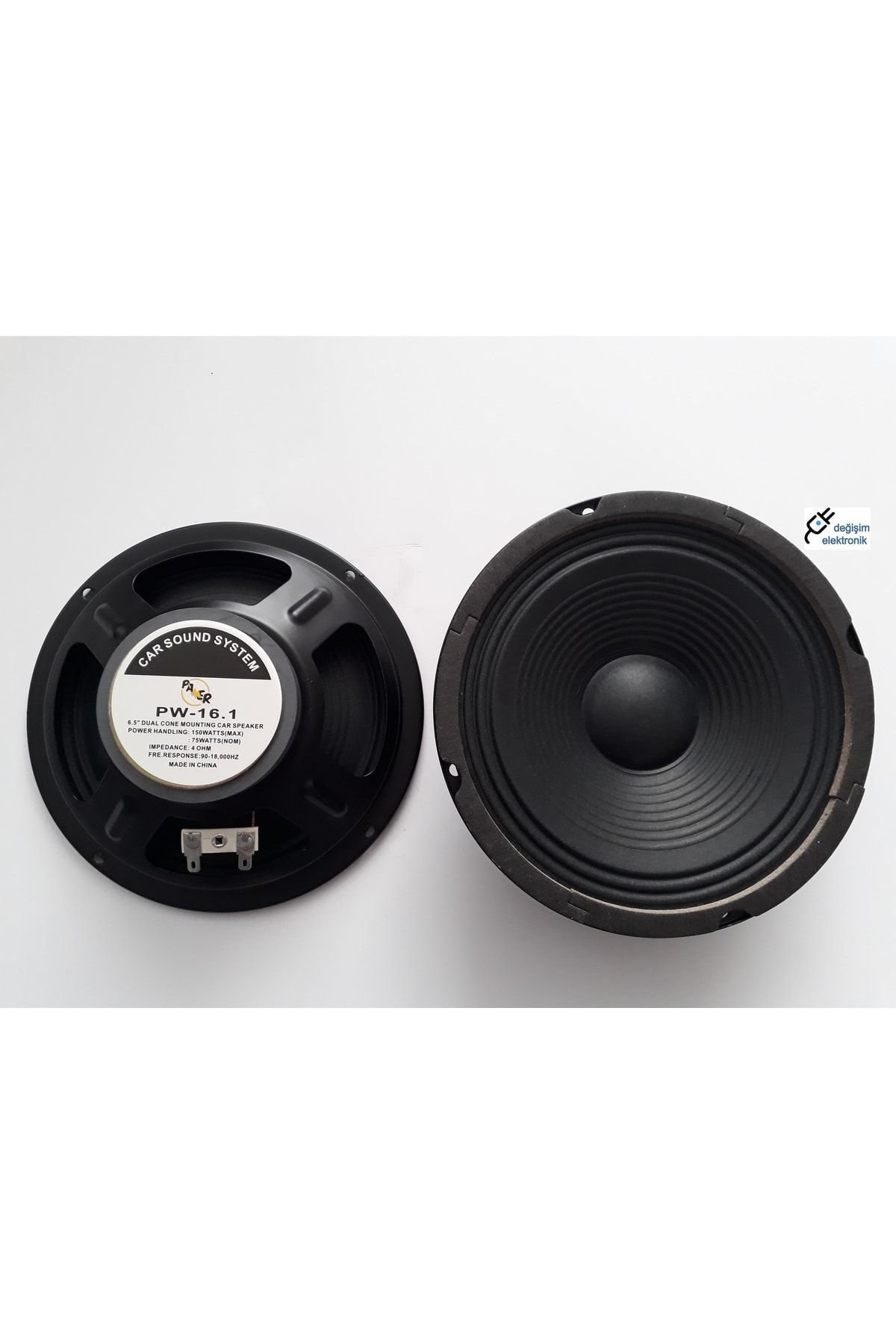 Tteknolojik 16 Cm 4 Ohm 150 Watt Kağit Hoparlör 1 Adet