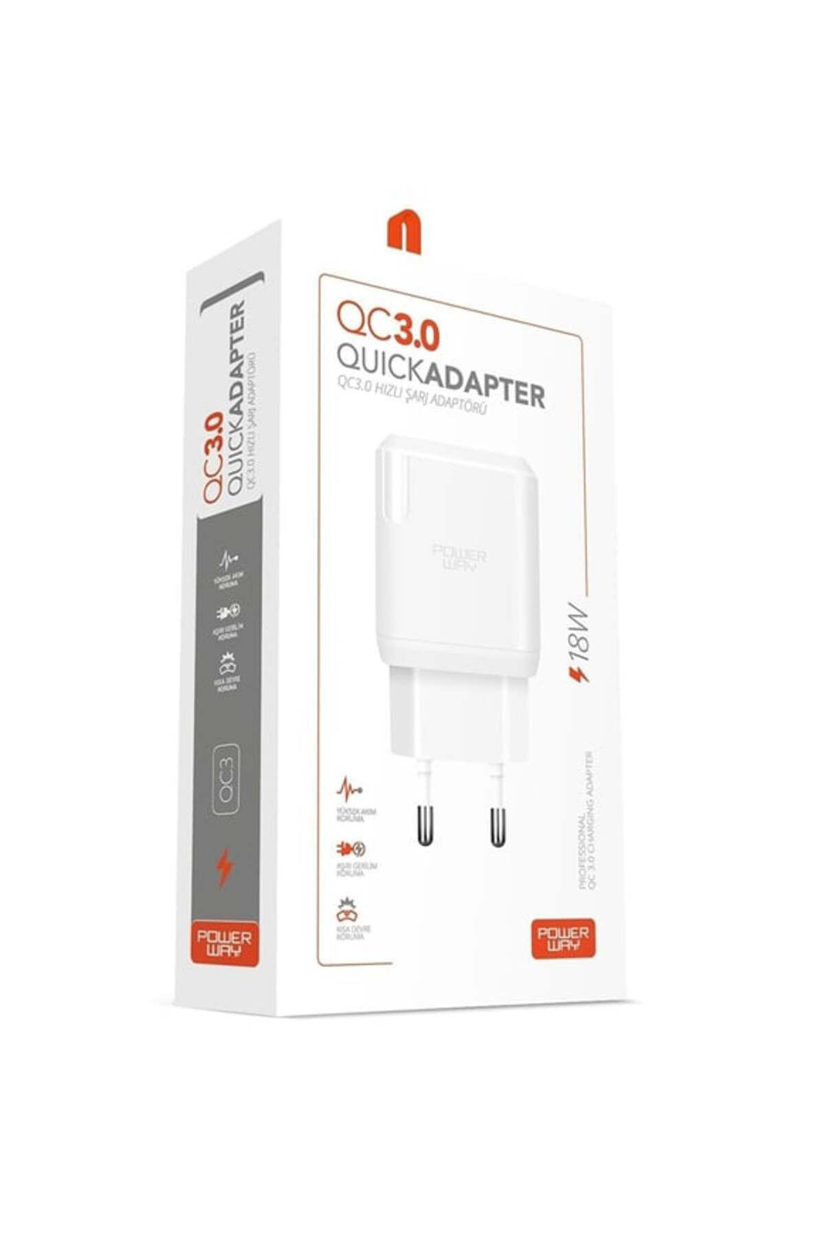 Pmr 18W Qc3.0 Poco M4 5G İle İle Uyumlu Hizli Şarj Adaptörü Qc3