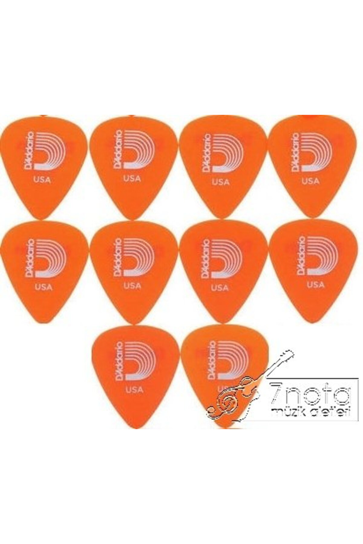 Planet Waves 1Dor2-10 10 Adet Gitar Penasi 0.60 Mm 10 Std - Pena