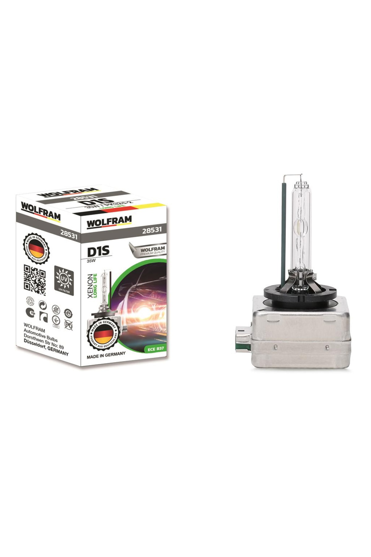 Wolfram 2 Adet D1s Xenon Ampül 4300 Kelvin Uyumlu