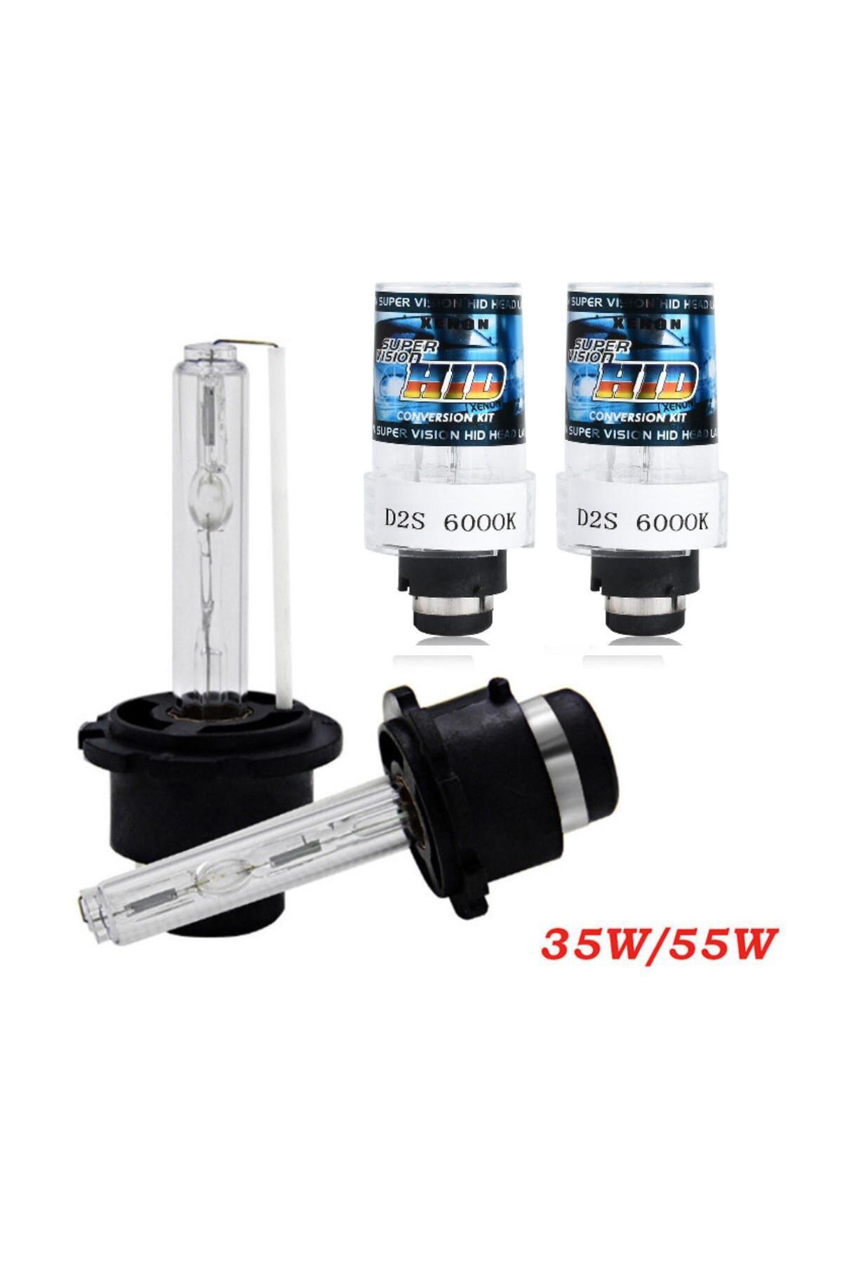 Fesan 2 Adet D2s 6000K Xenon Ampulü 12 Volt Kampanyali 1.Kalite Ürün