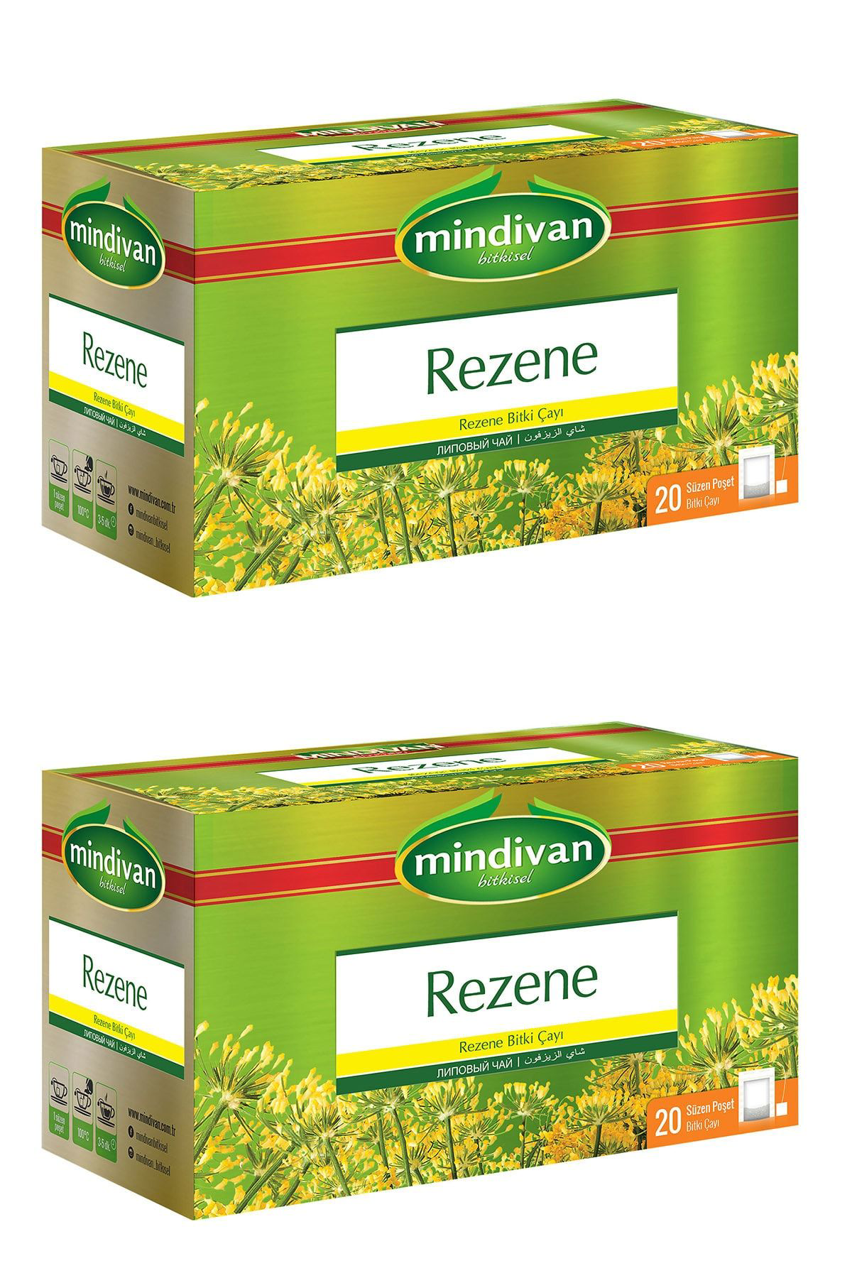 Mindivan 2 Adet Rezene Bitki Çayi