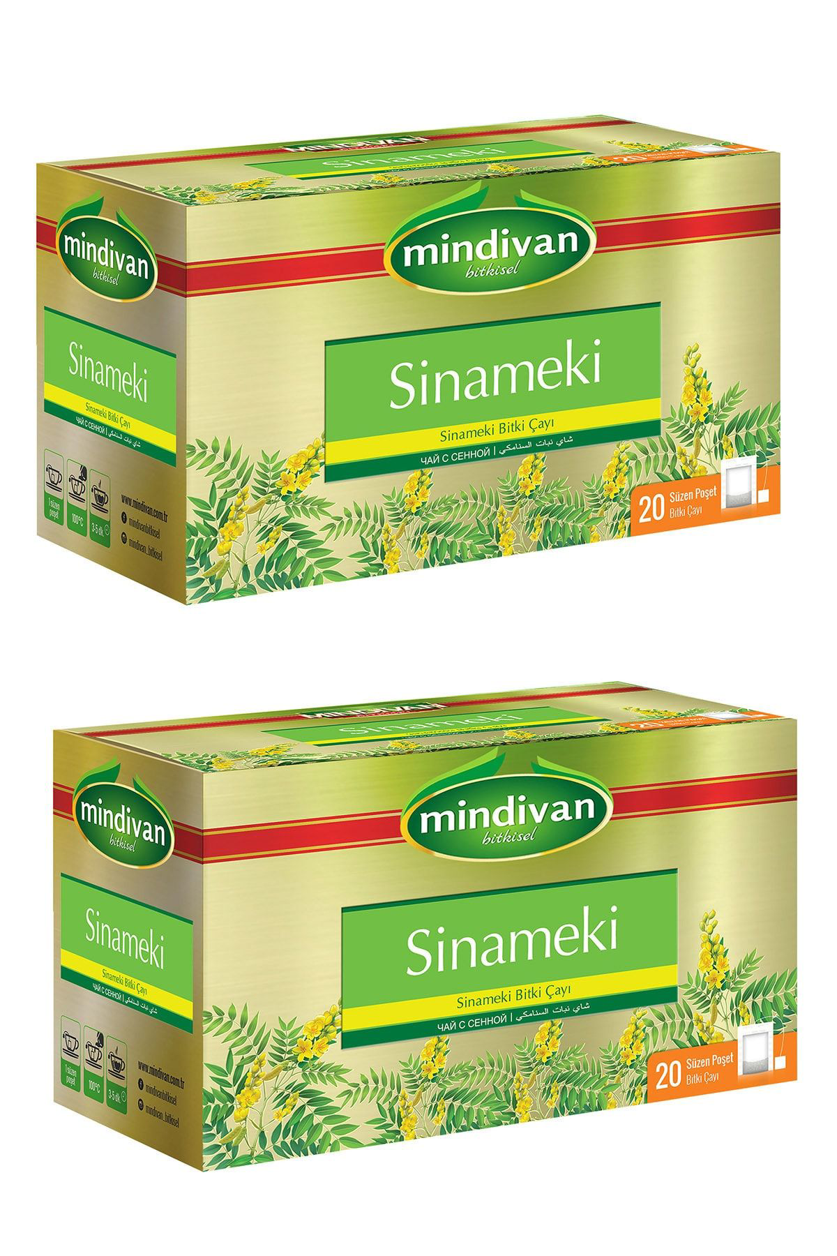 Mindivan 2 Adet Sinameki Bitki Çayi