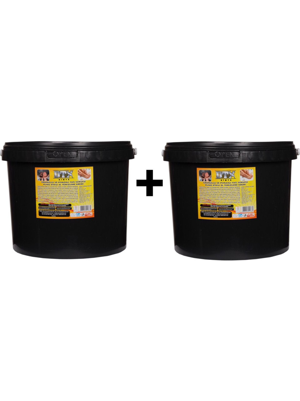 Dtx Kimya 2 Adet Yumuşak Sanayi Tipi Granüllü El Temizleme Sabunu (Kremi) 15 Kg