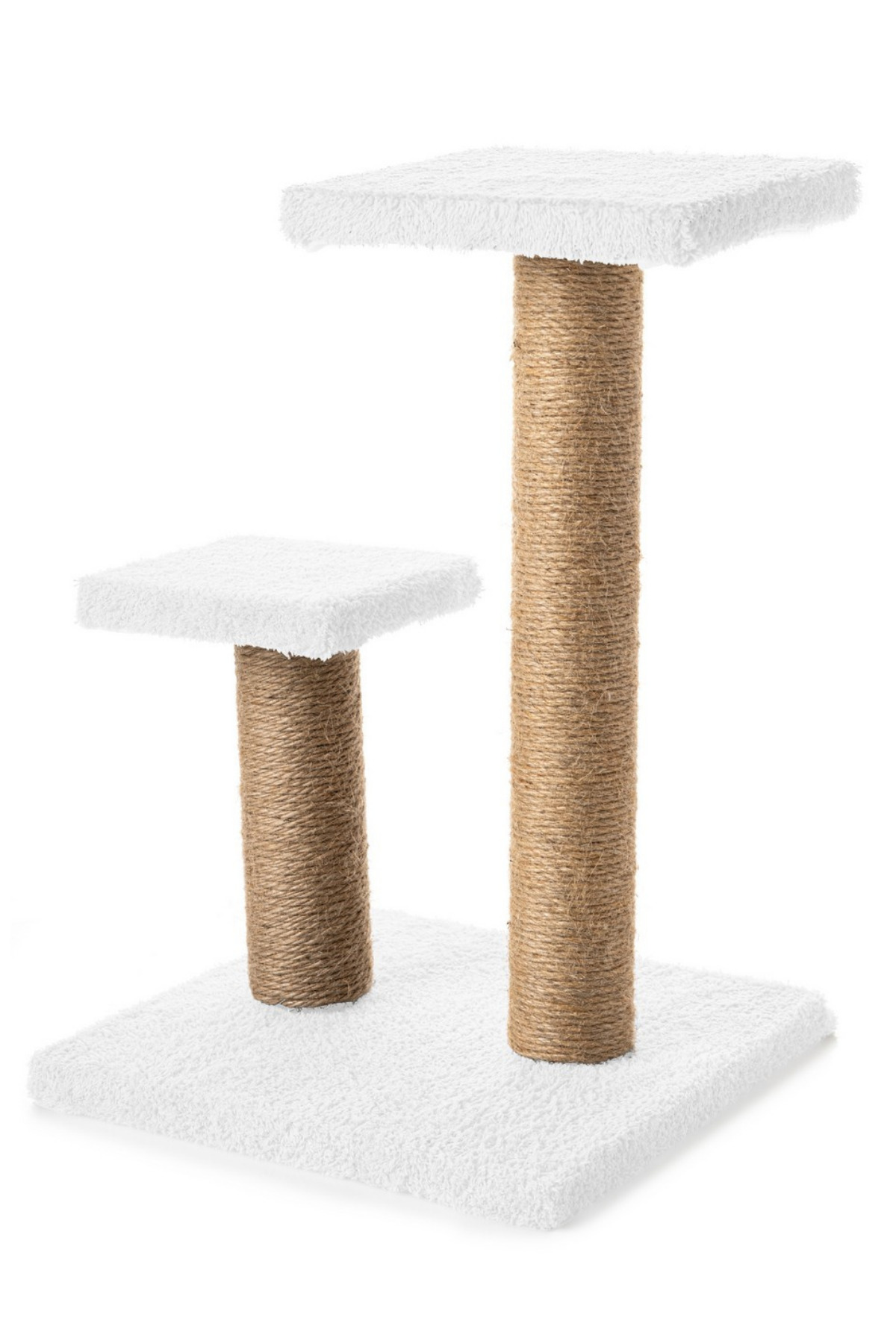 Beylini 2 Li Kedi Tirmalama Tahtasi Peluş Kumaş Silinebilir Demonte 42Cm