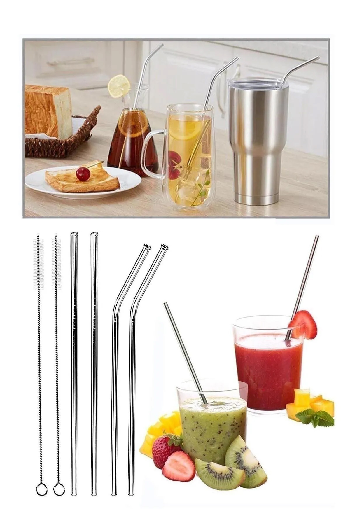Just Cheap Store 2 Li Pipet Temizleme Firçasi