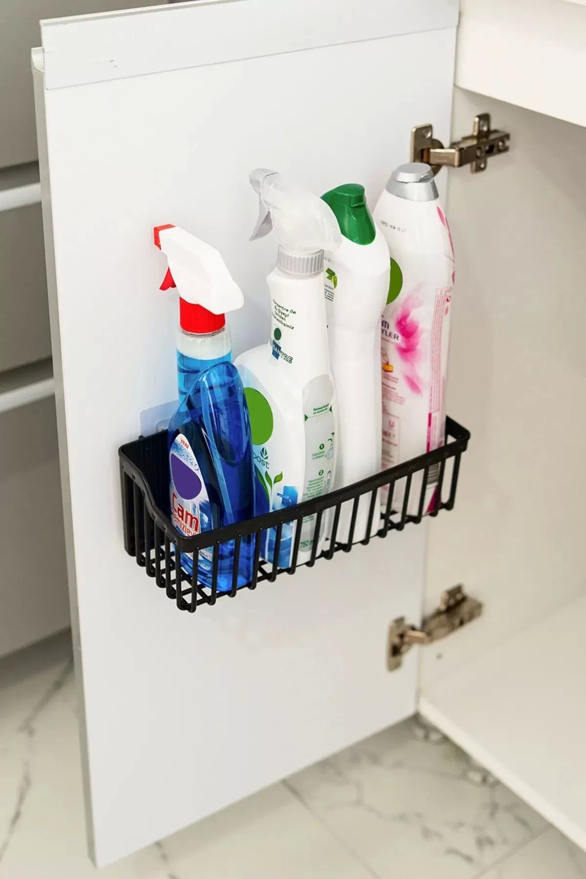 Nayss 2 Li Plastik Yapişkanli Askili Mutfak- Banyo Rafi Düzenleyici Duş