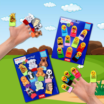 Ada Detox 2 Set - 20 Parça Tox Emojiler Ve Vahşi Hayvanlar Parmak Kukla T10