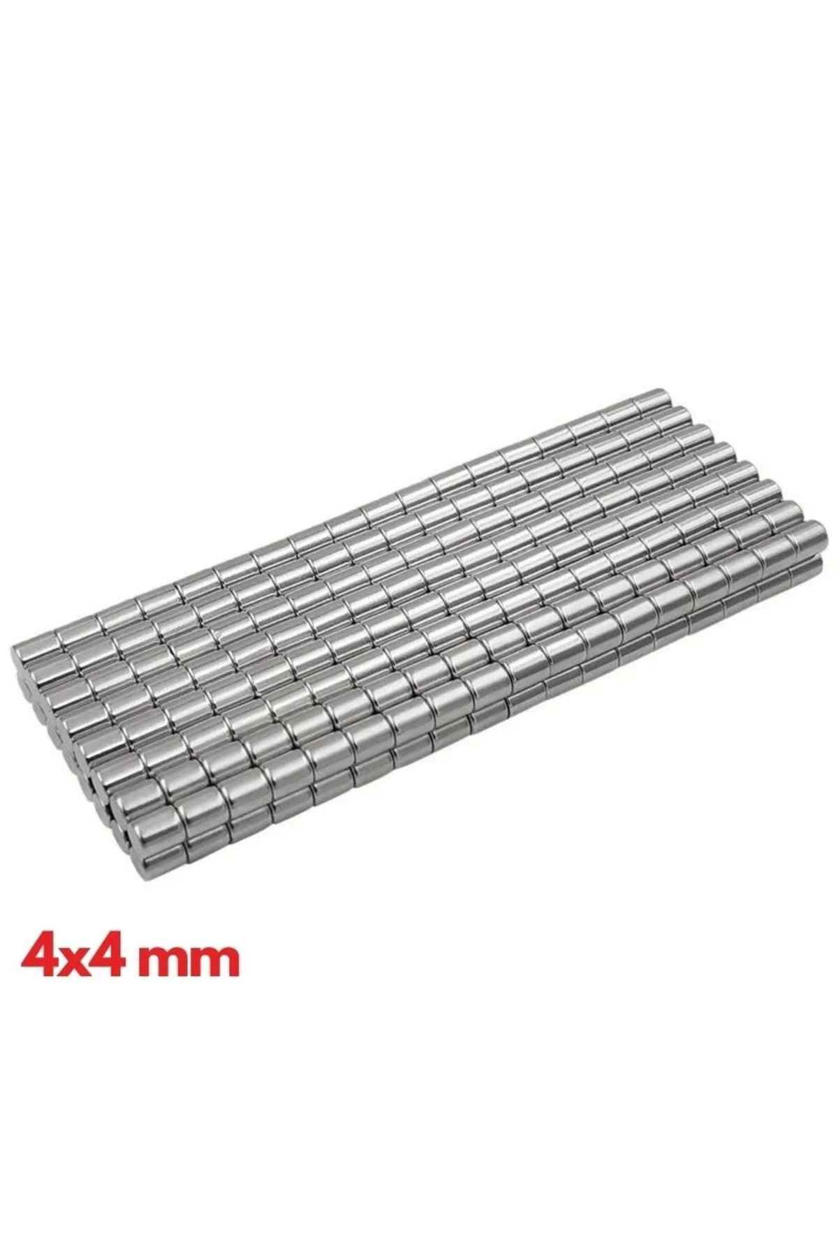 Kuzgun 20 Adet 4X4 Mm Yuvarlak Neodyum Miknatis