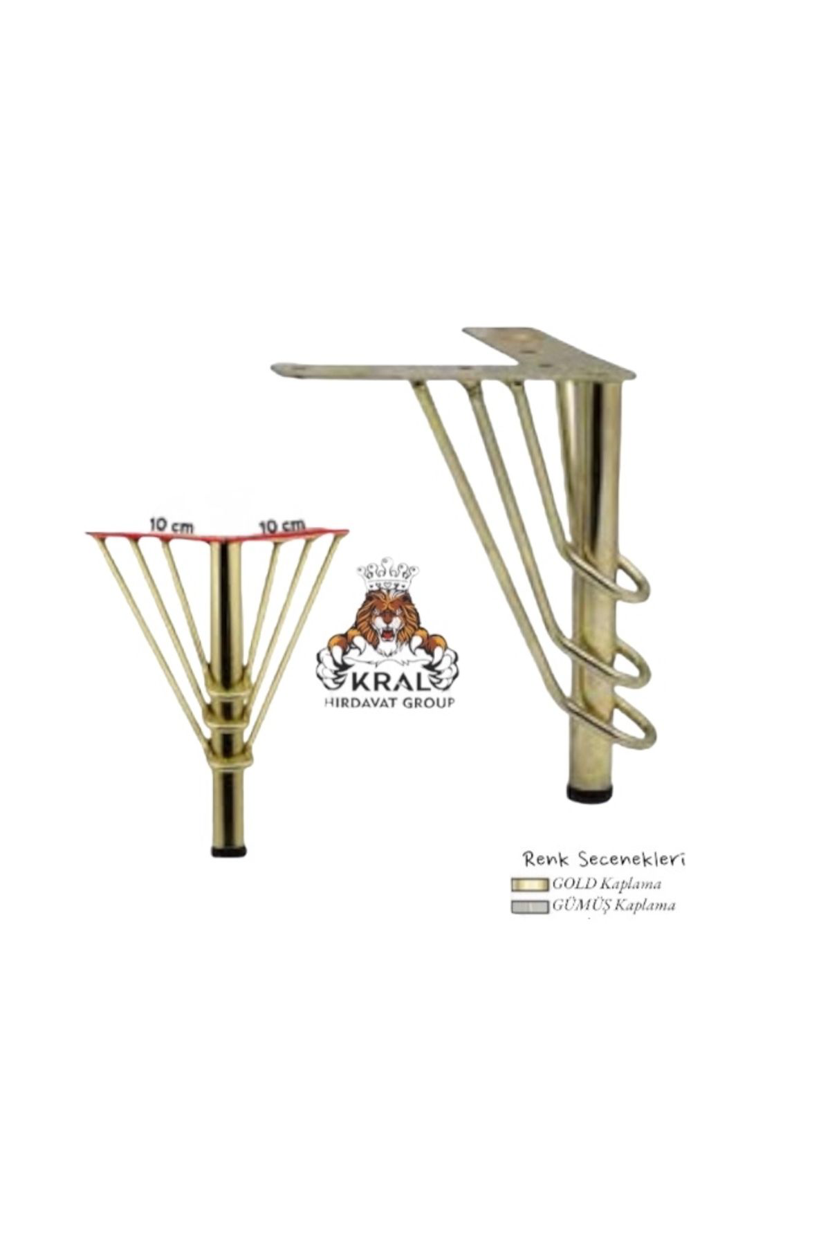 Kral Hirdavat 20 Cm Telli Model, Gold Metal Mobilya, Dolap, Koltuk, Kanepe, Tv