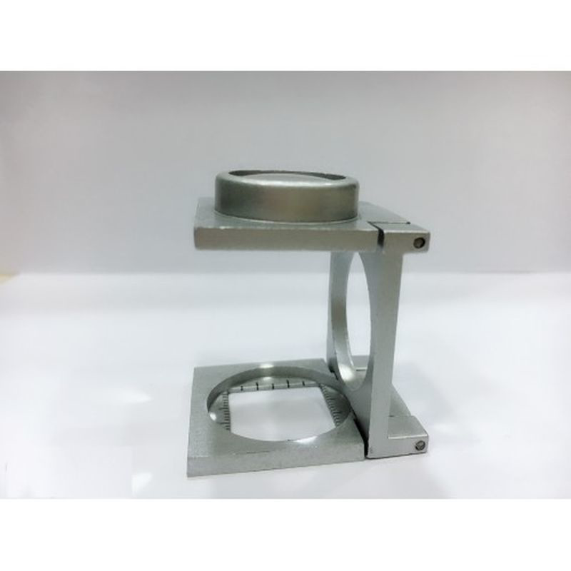 Evimdeyokyok 20 Mm Büyüteç Lup Dokumaci Büyüteci Full Çelik Katlanabilir Th900