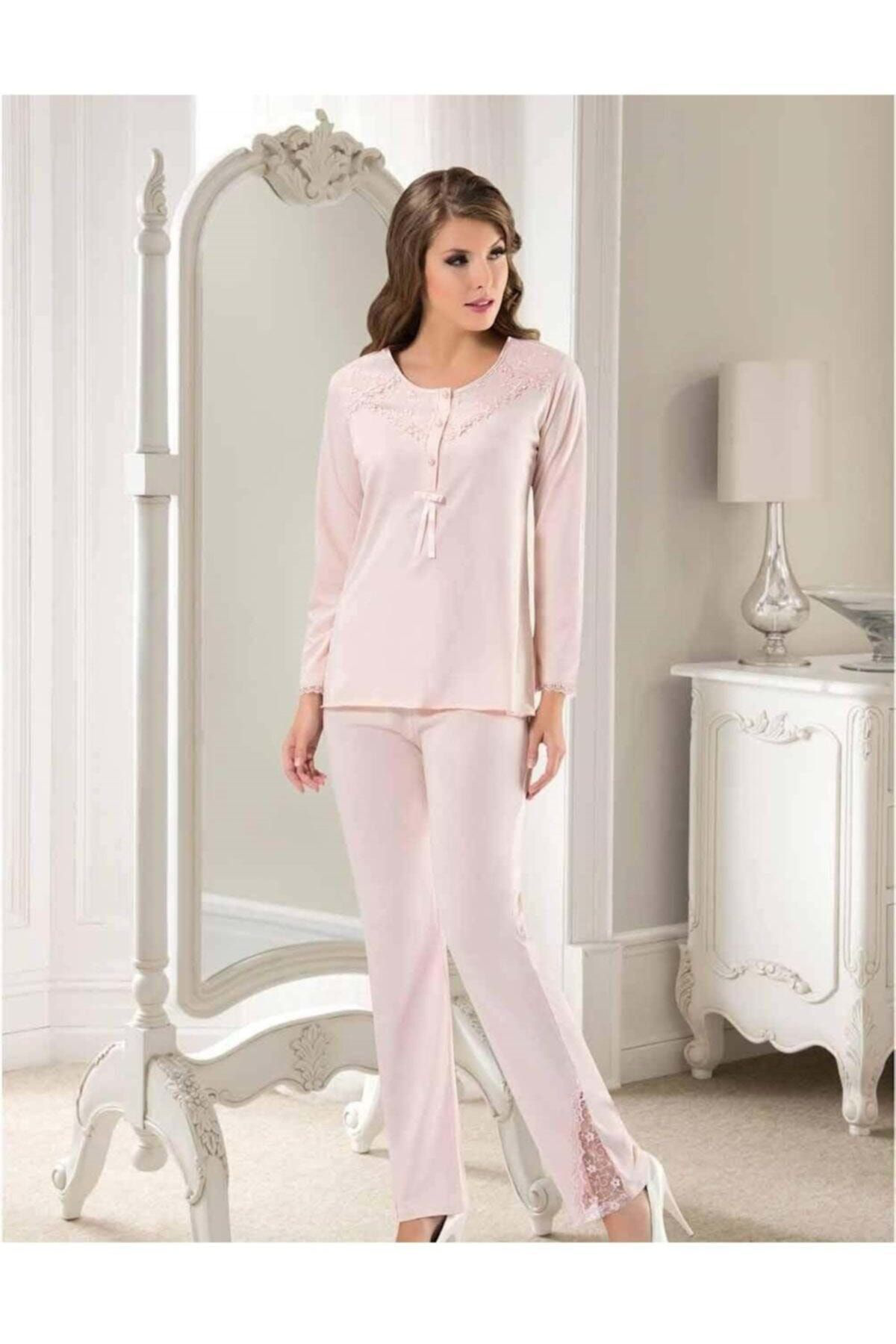 Xses 2020 Kadin Pijama Takimi - - Ekru - L