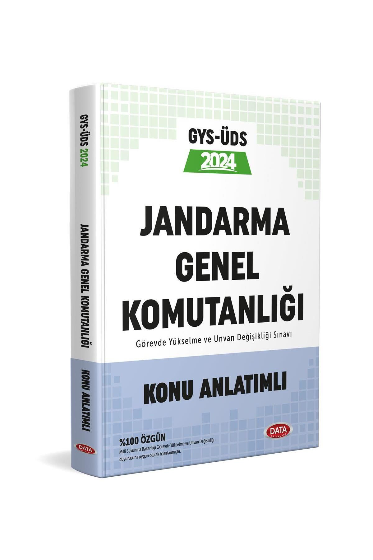Data Yayinlari 2024 Gys Üds Jandarma Genel Komutanliği Konu Anlatimli Görevde Yü