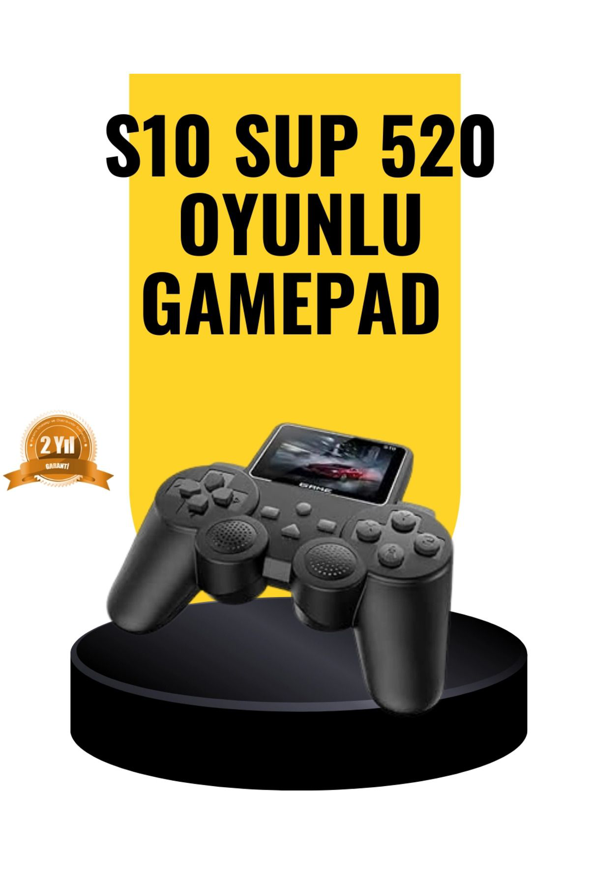 Pamiravm 2025 A Kalite S10 Gamepad 520 Oyunlu Tv Bağlantili Retro Atari Ko