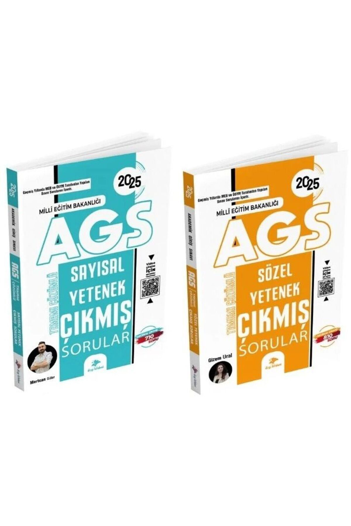 Dizgi Kitap 2025 Meb-Ags Sayisal Sözel Yetenek Çikmiş Sorular 2 Li Set