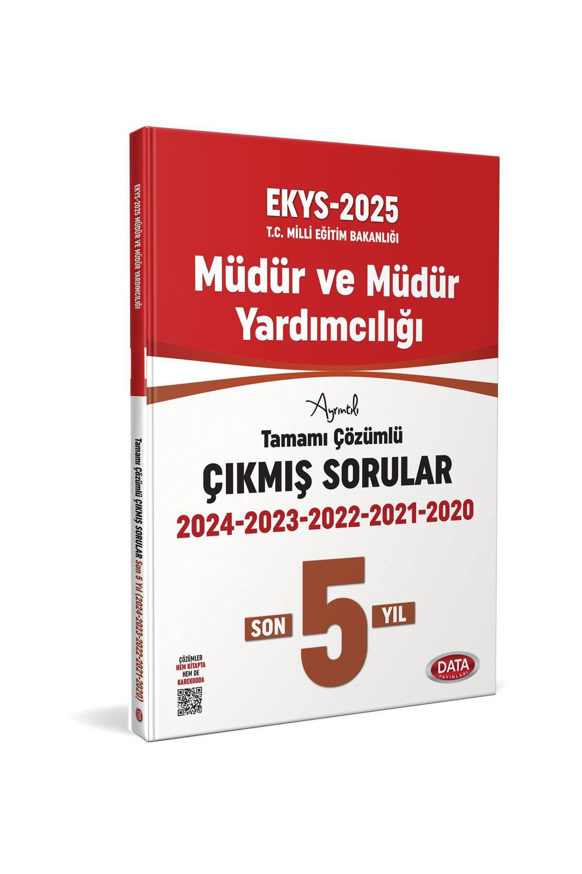 Data Yayinlari 2025 Meb Ekys Müdür Ve Müdür Yardimciliği 5 Yil Çikmiş Sorular Ve