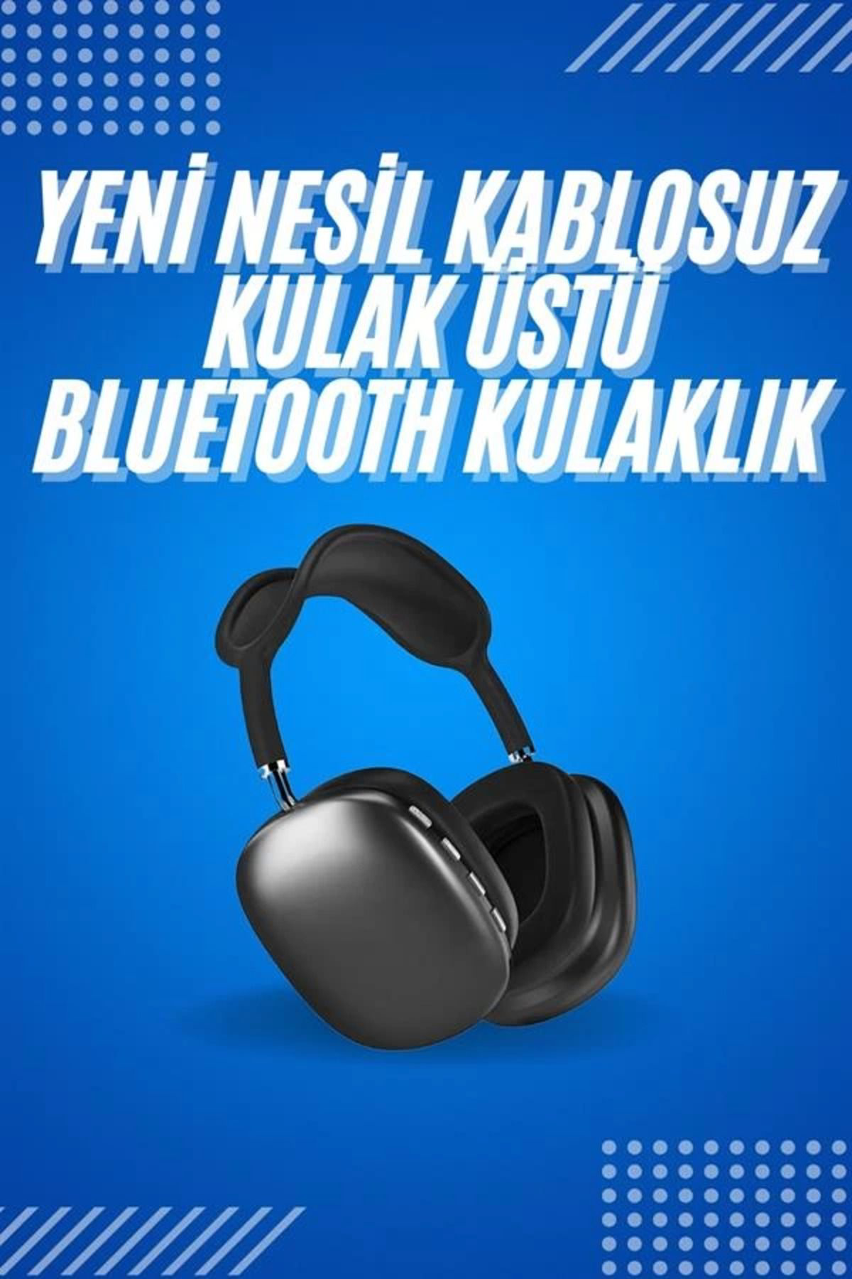 Pamiravm 2025 Model Kulak Üstü Kablosuz Bluetooth Kulaklik Gürültü Azalta