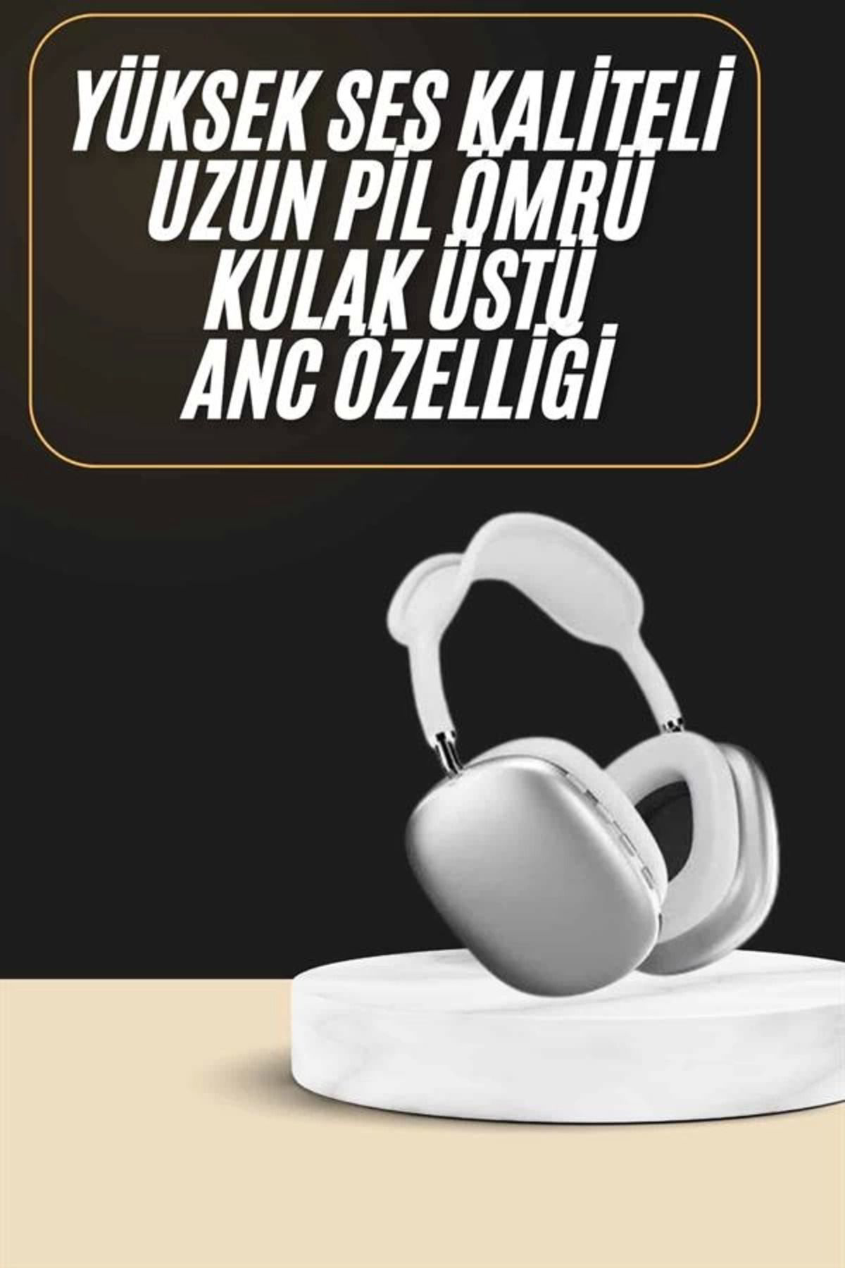Pamiravm 2025 Model Kulak Üstü Kablosuz Bluetooth Kulaklik Gürültü Azalta