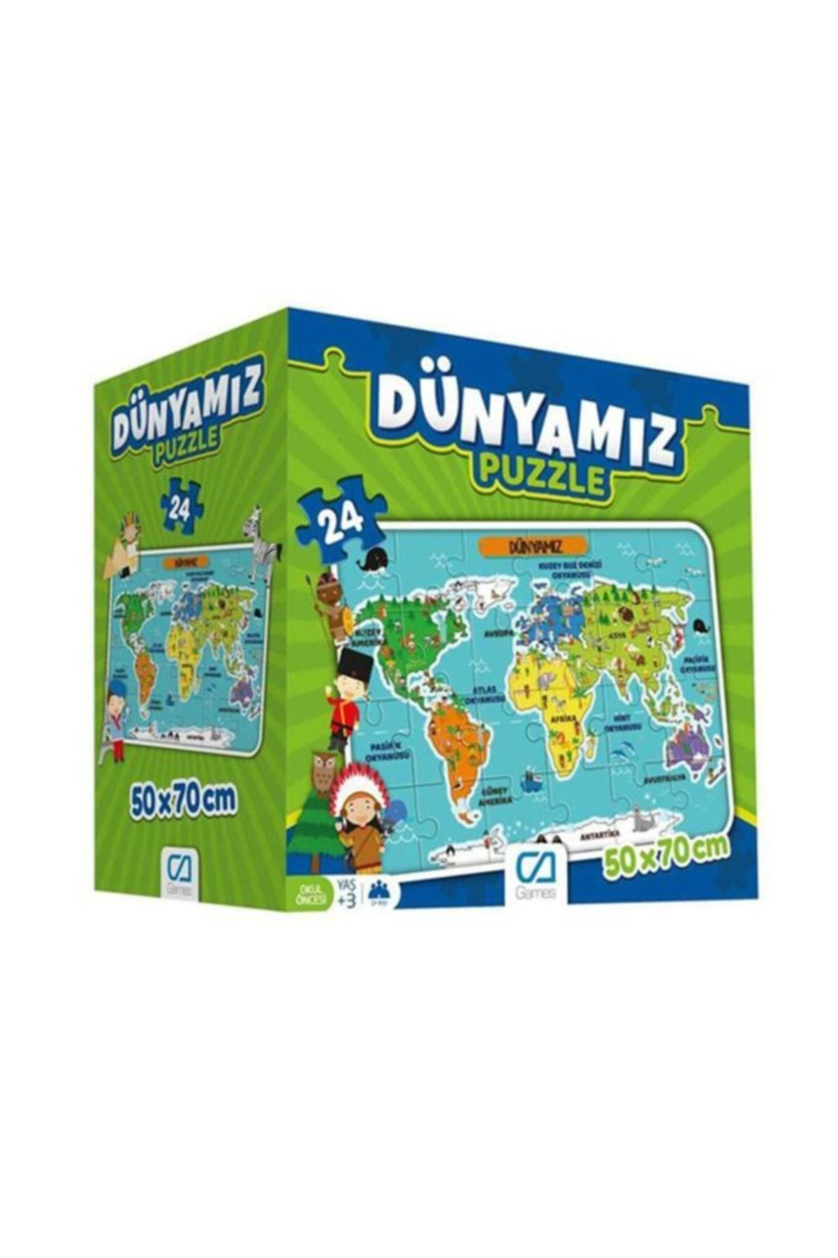 Ca Games 24 Parça Puzzle : Dünyamiz