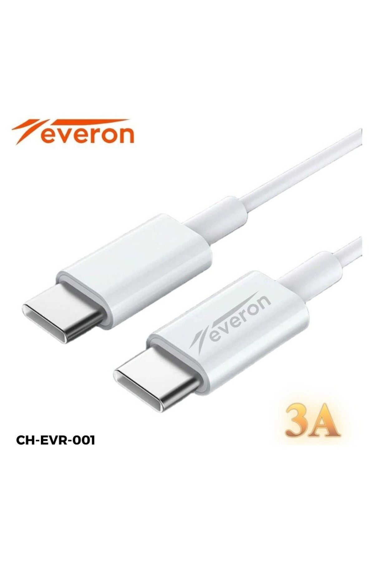 Everon 25W 3.4A Q.C Huawei Enjoy Z İle Uyumlu   Type C Şarj Adaptörü  Ev